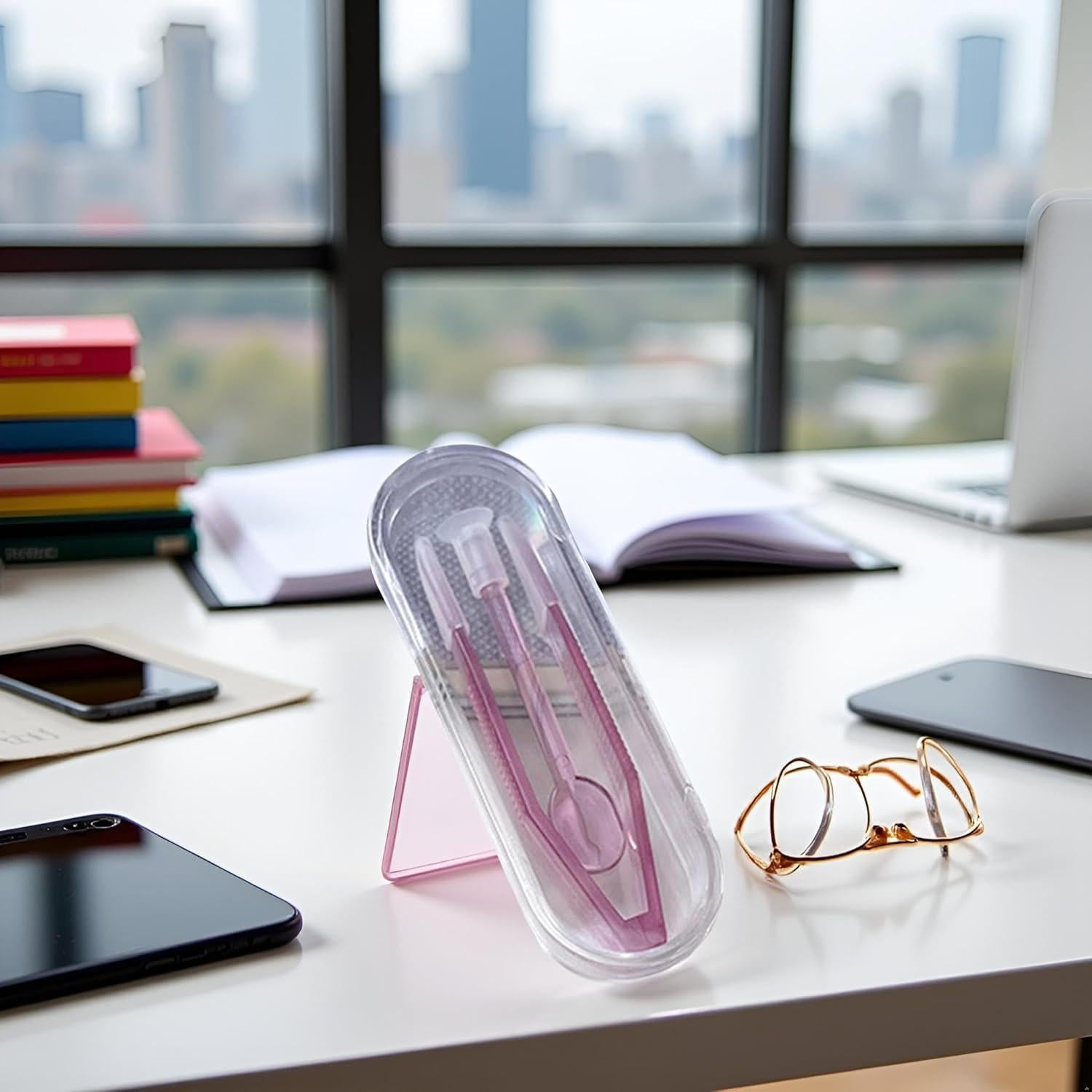 Kit de Herramientas para Lentes de Contacto Morado GANPUB