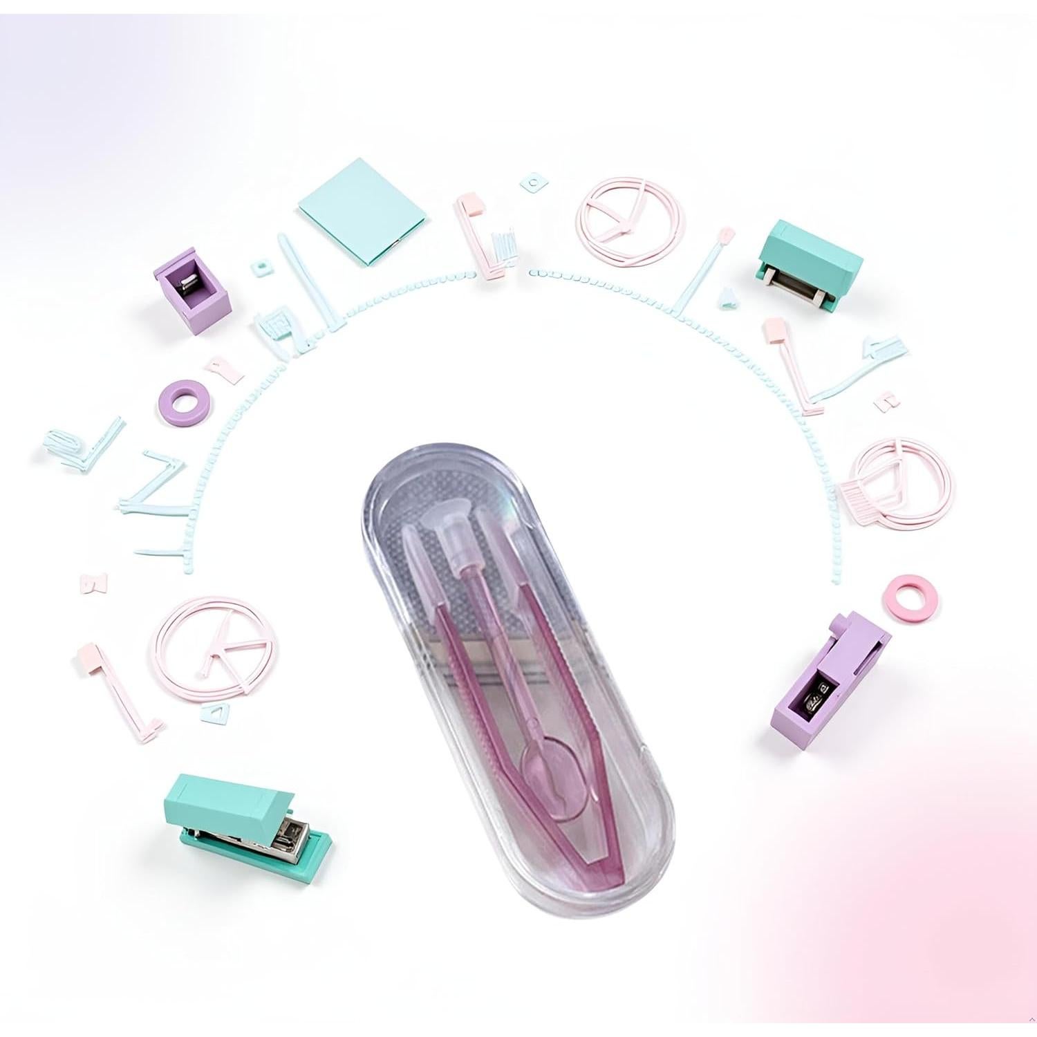 Kit de Herramientas para Lentes de Contacto Morado GANPUB