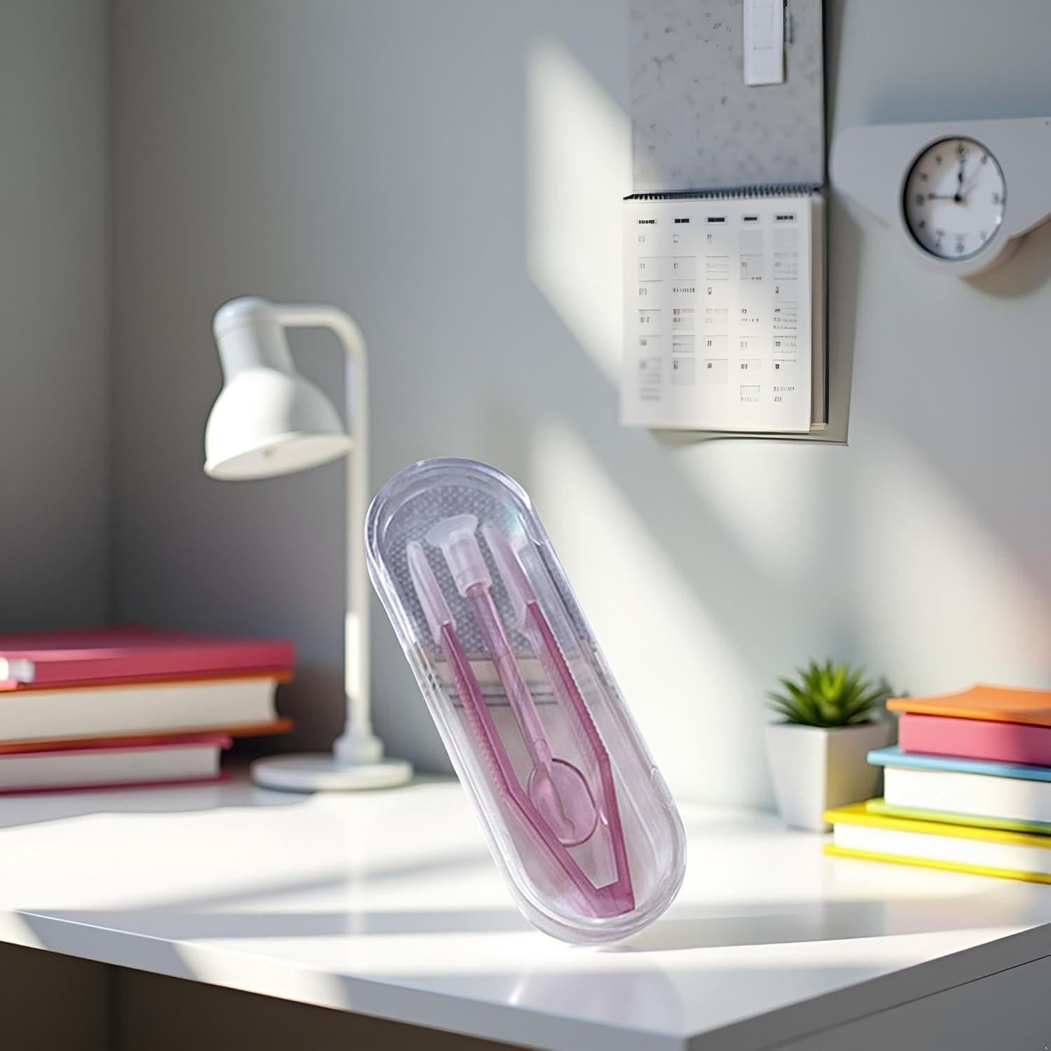 Kit de Herramientas para Lentes de Contacto Morado GANPUB