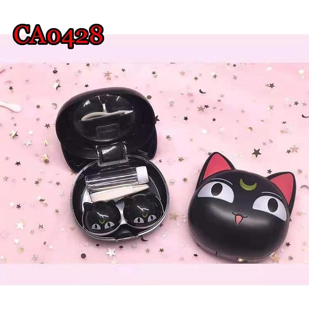 Estuche de Lentes de Contacto VIUJUH Gato Bonito con Accesorios