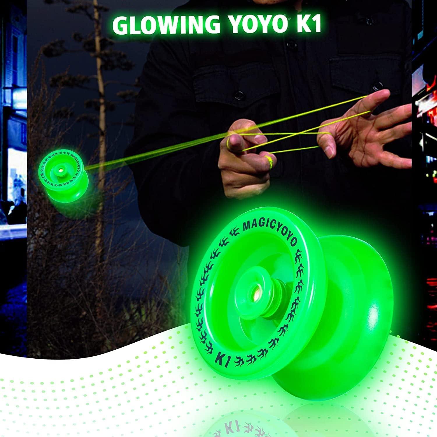 Paquete de 3 Yoyos MAGICYOYO K1-Plus para Niños - Azul, Rojo, Verde