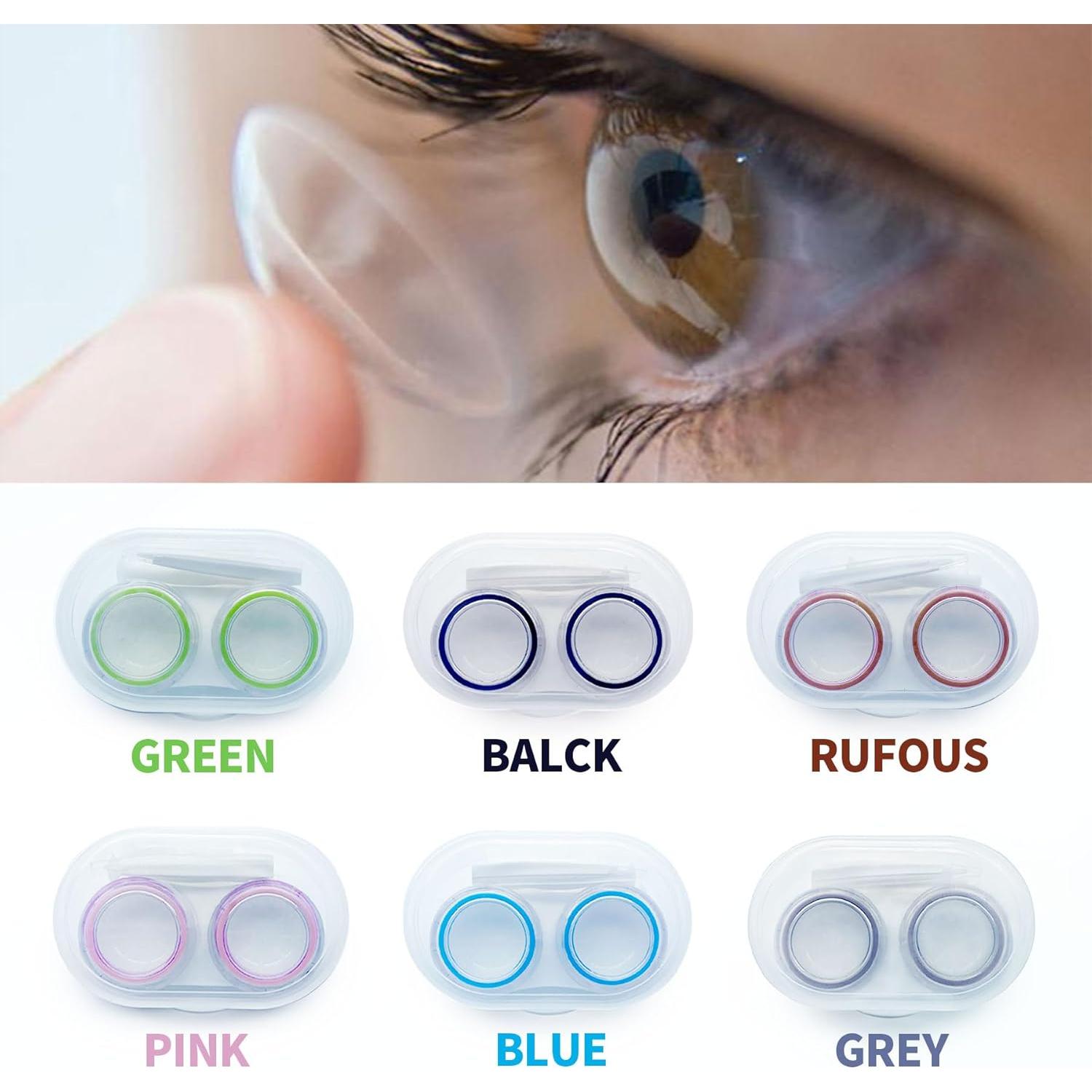 Estuche para Lentes de Contacto LCFALO 6 Piezas Portátil