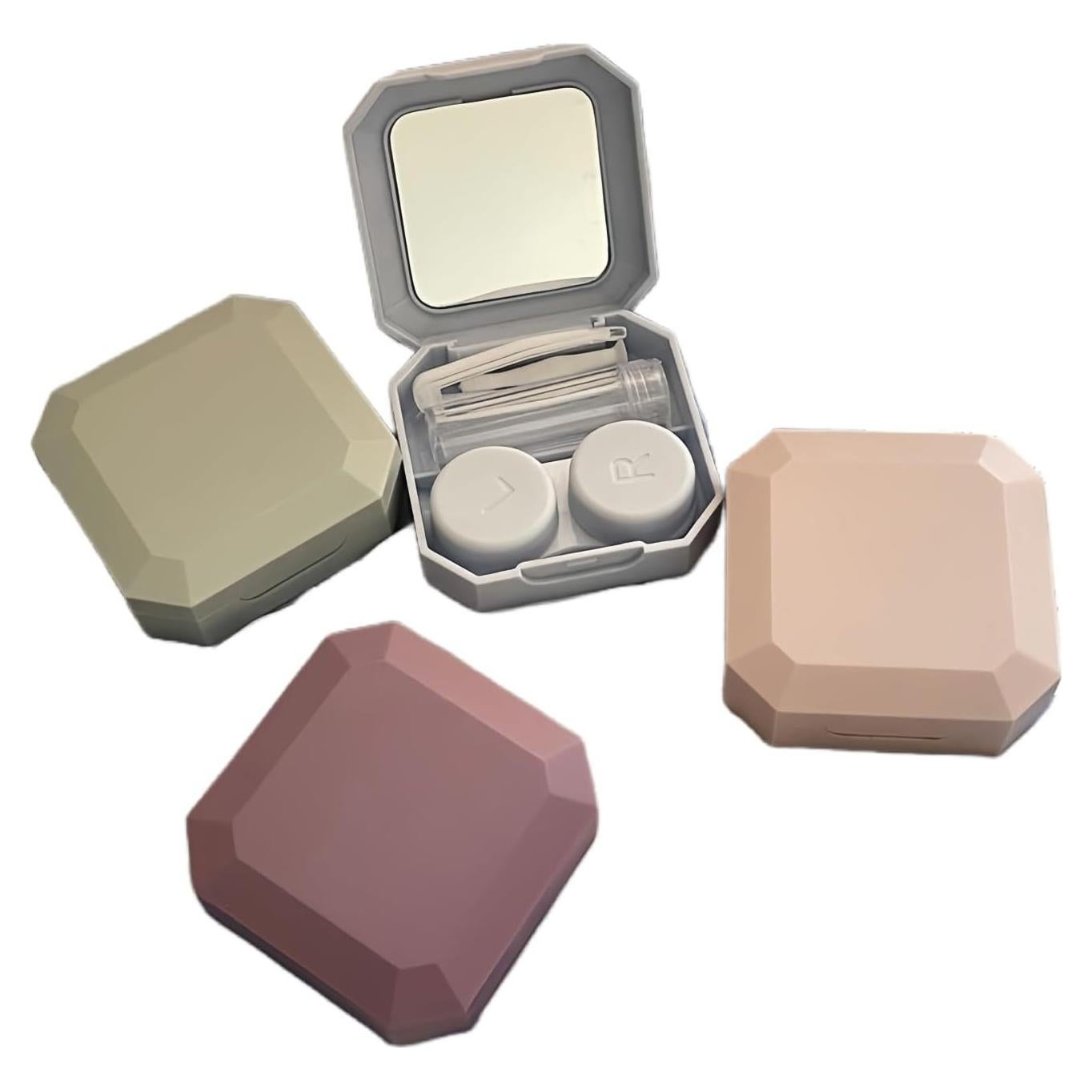 Estuche de Lentes de Contacto Portátil BEDARTIST - 4 Unidades