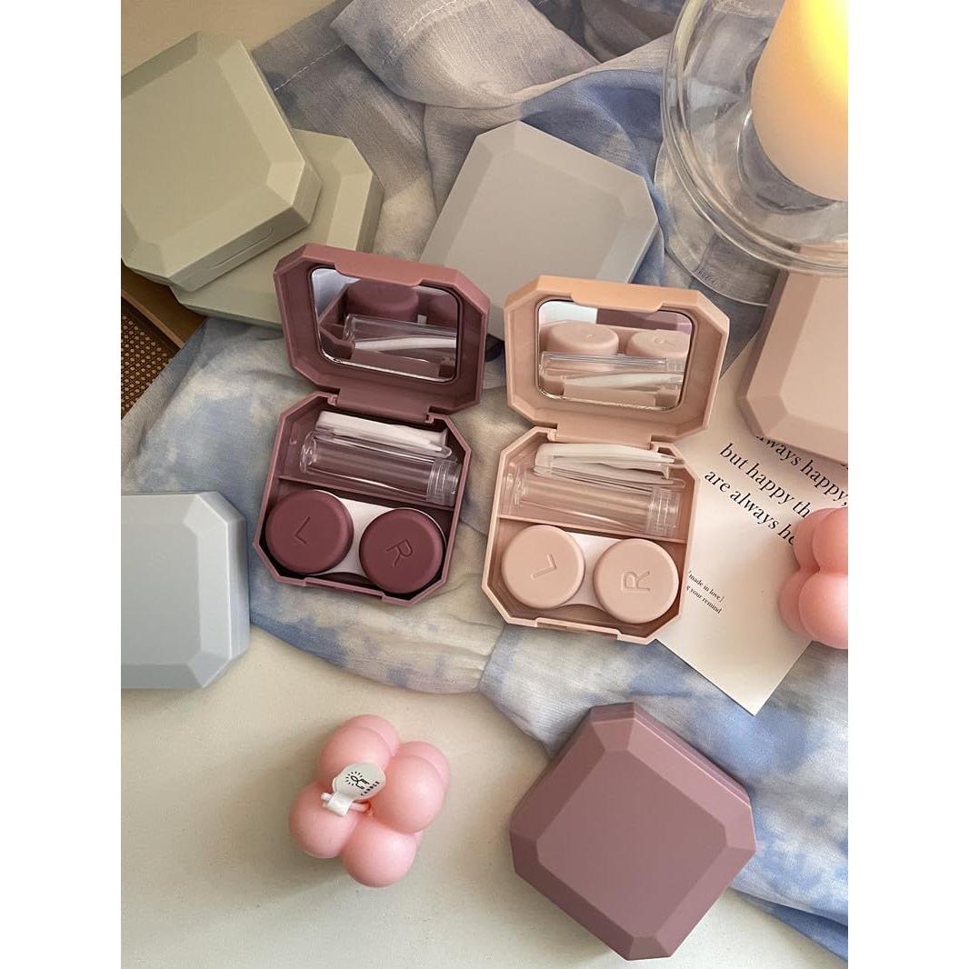 Estuche de Lentes de Contacto Portátil BEDARTIST - 4 Unidades