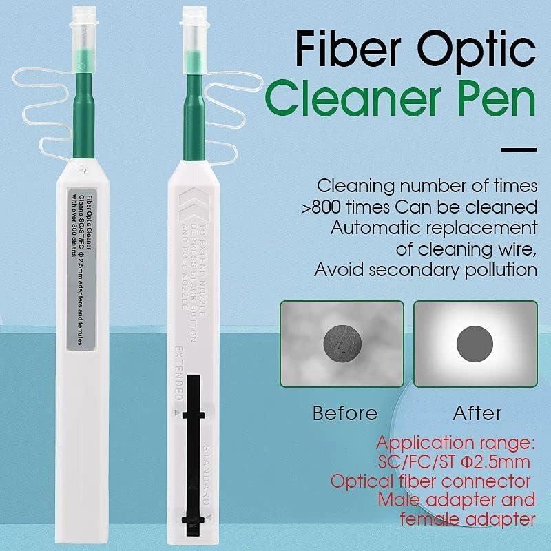 Bolígrafo Limpiador de Conectores de Fibra Óptica NewMainOne 5PCS