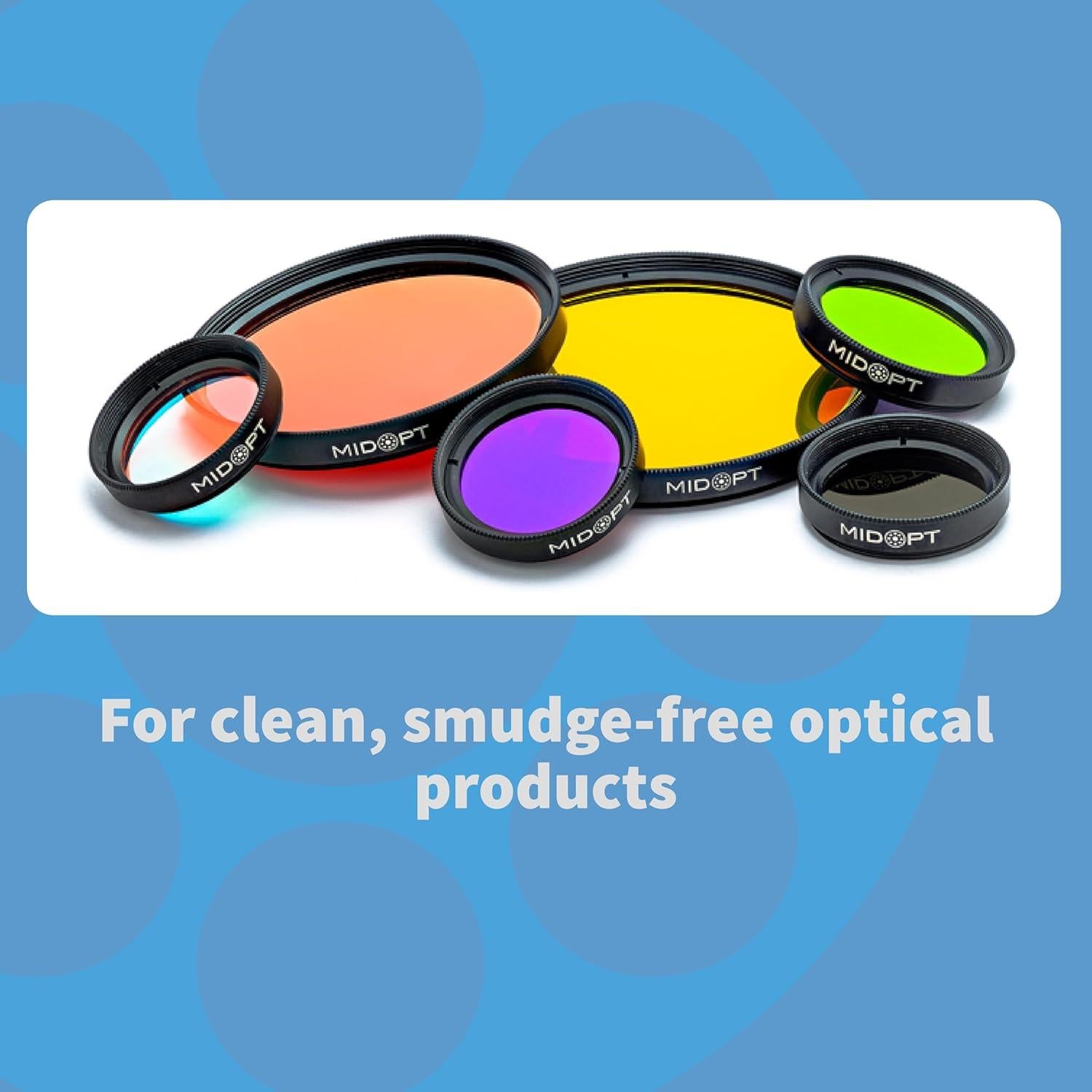 Limpiador Óptico Profesional MidOpt POC1 + Paño Microfibra 59.1 mL