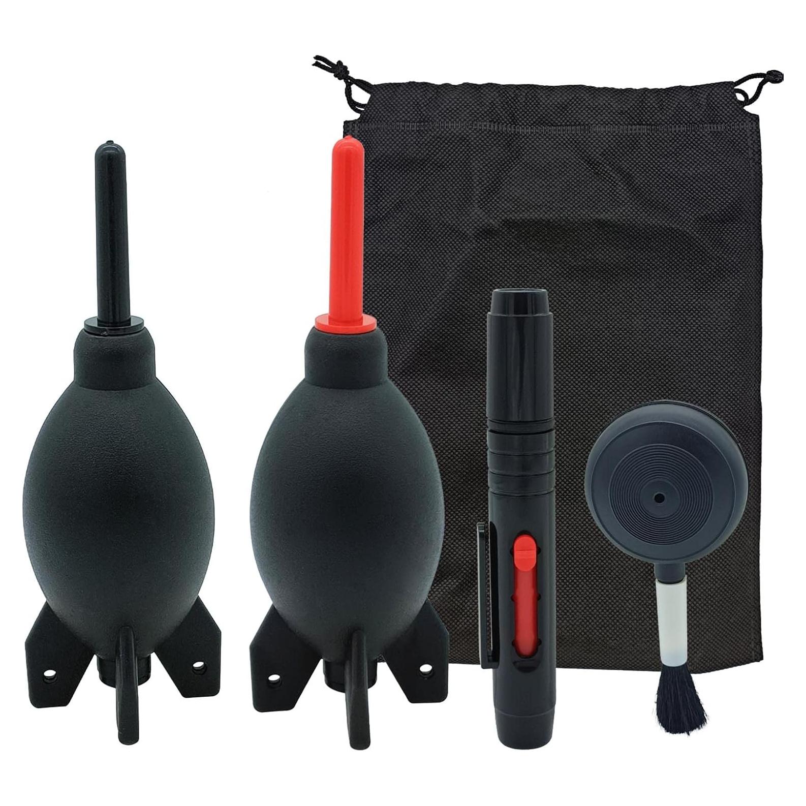 Kit de Limpieza de Lentes LJZP - 5 Piezas con Soplador y Bolsa