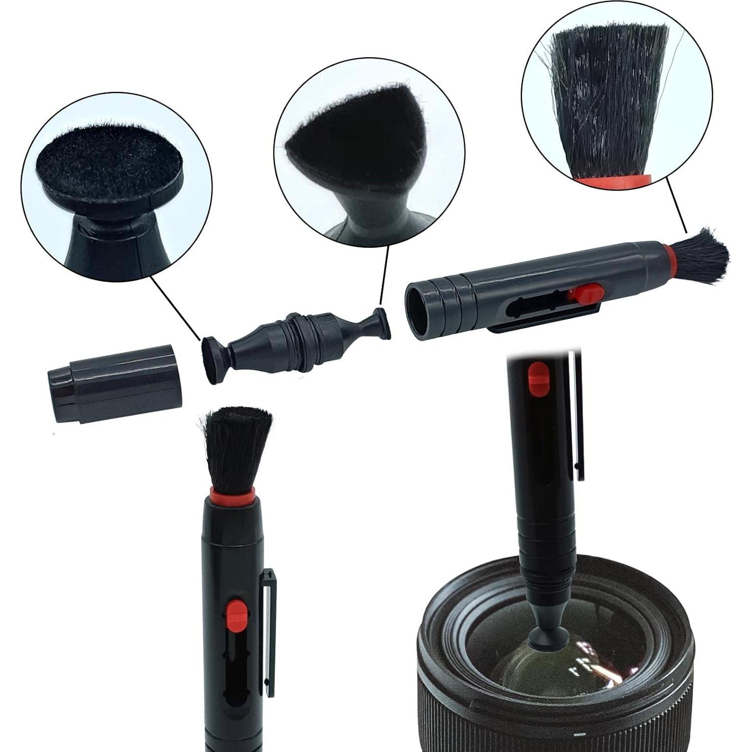 Kit de Limpieza de Lentes LJZP - 5 Piezas con Soplador y Bolsa