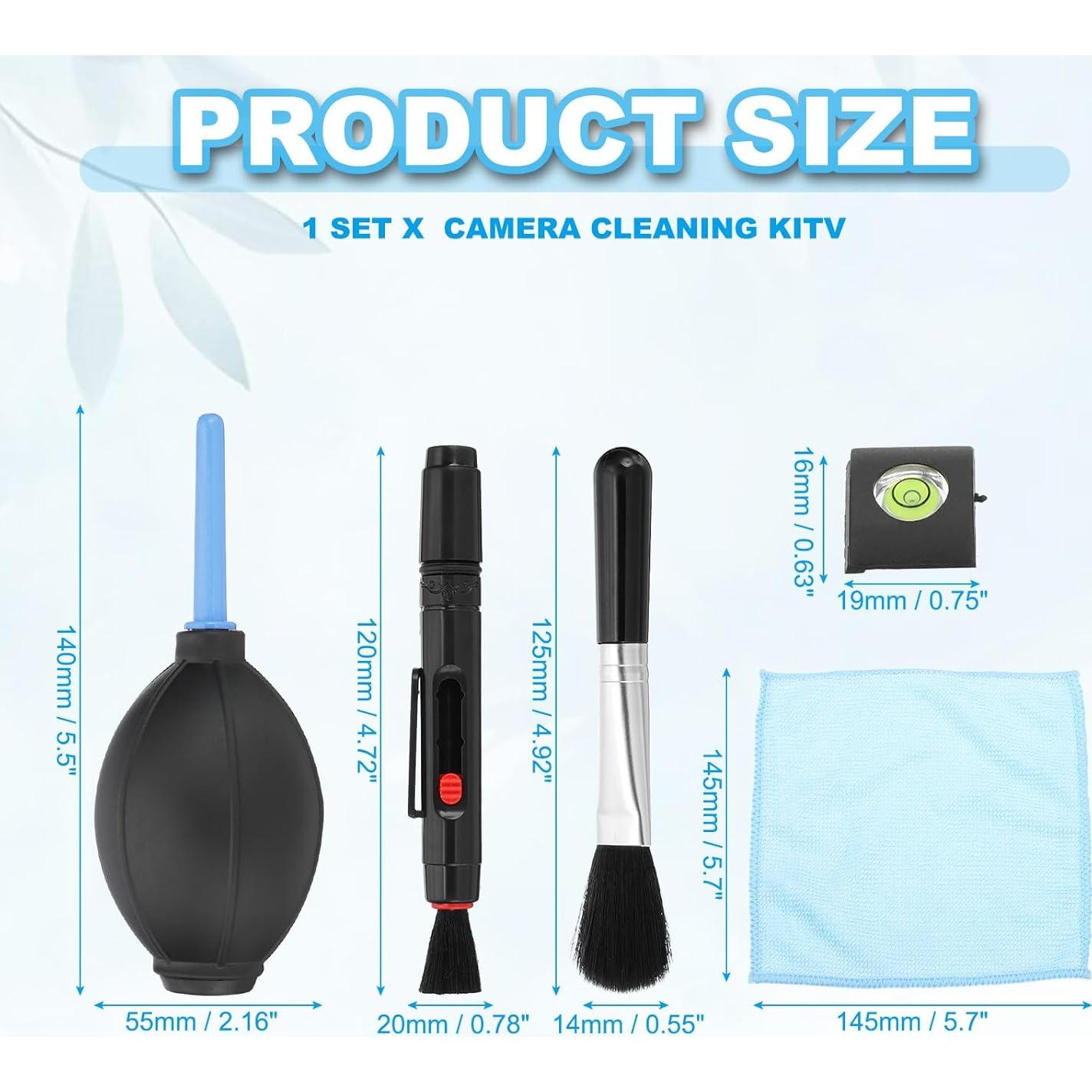 Kit de Limpieza de Cámara PATIKIL con Paño y Cepillo