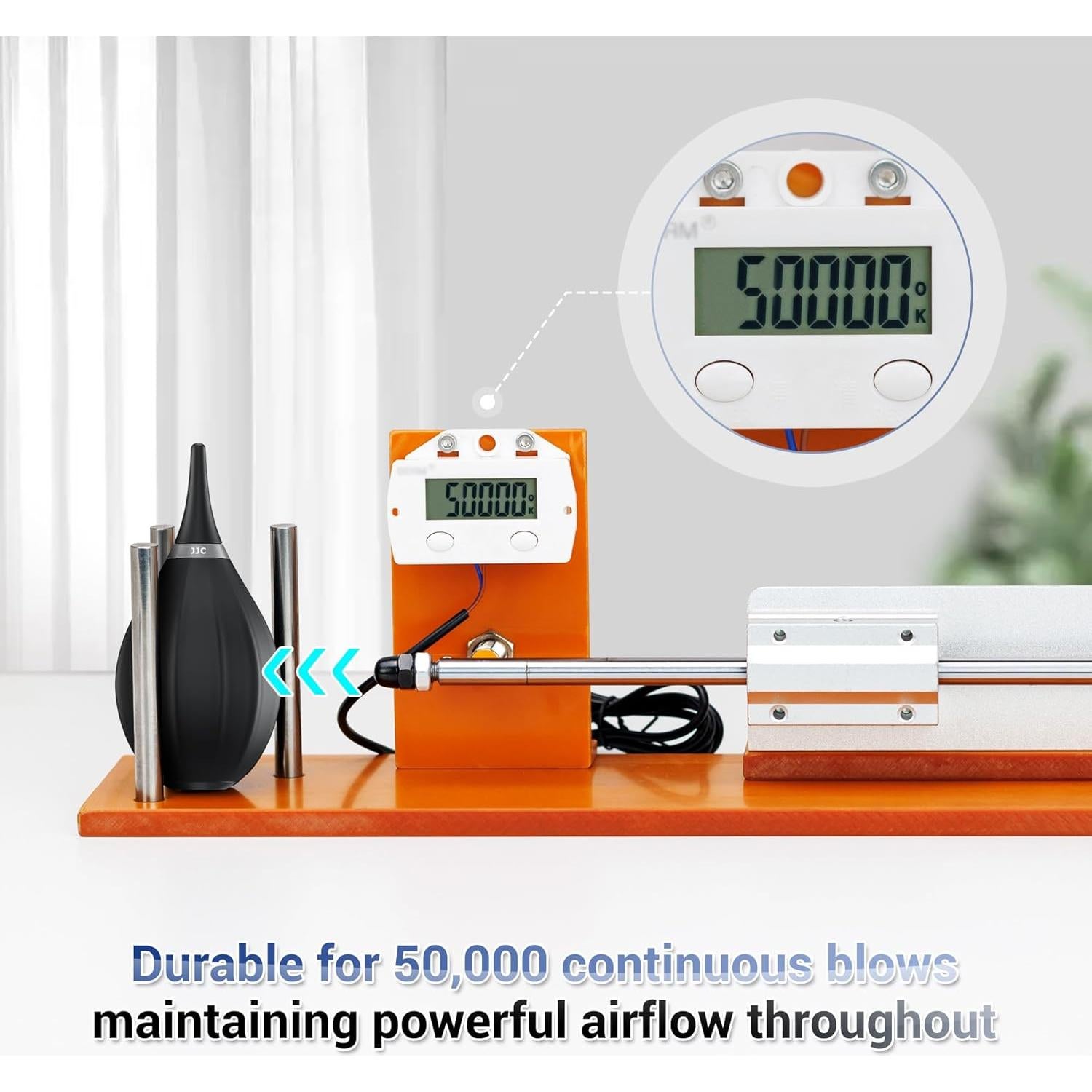 Soplador de Aire JJC Mejorado con Punta de Silicona y Paño