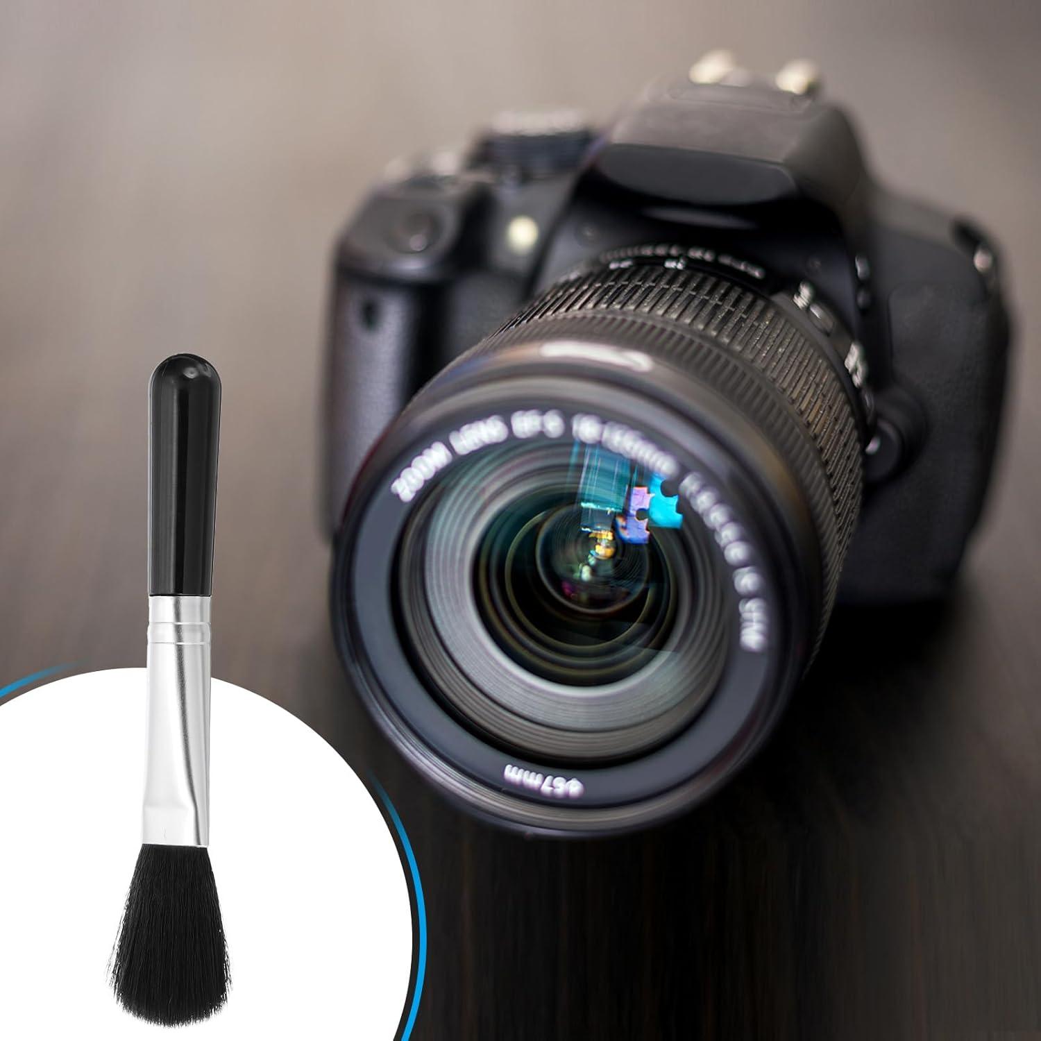 Brocha de Limpieza para Lentes PATIKIL - 5 Pcs Negro