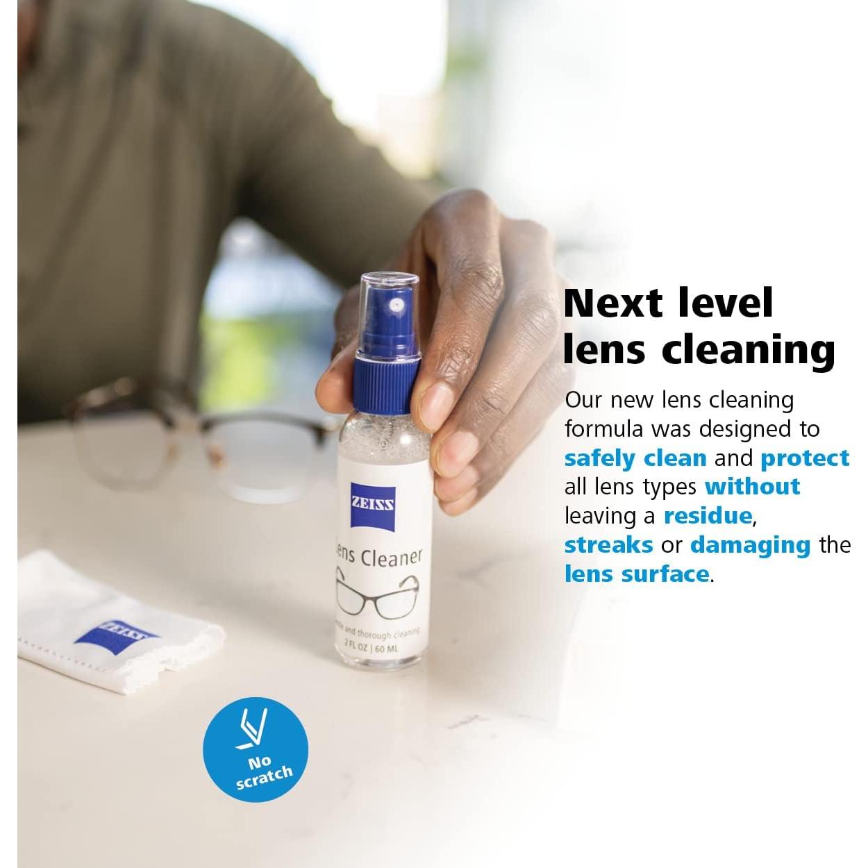 Limpiador de Lentes ZEISS 60 ml - Fórmula Sin Amoníaco