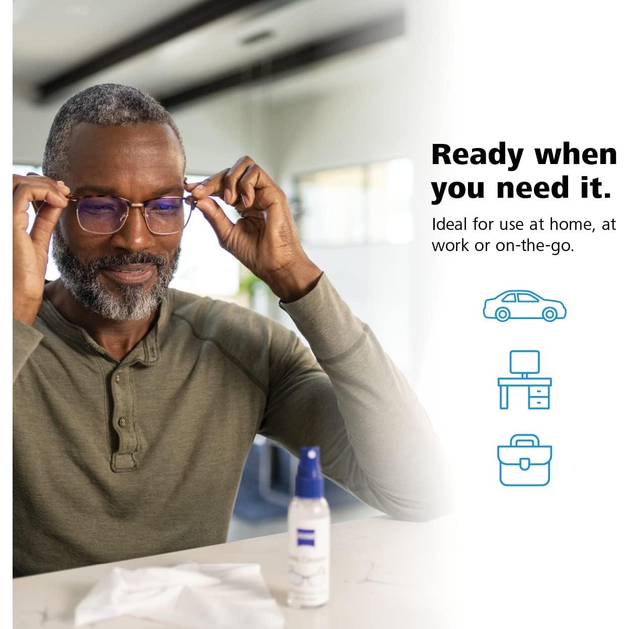 Limpiador de Lentes ZEISS 60 ml - Fórmula Sin Amoníaco