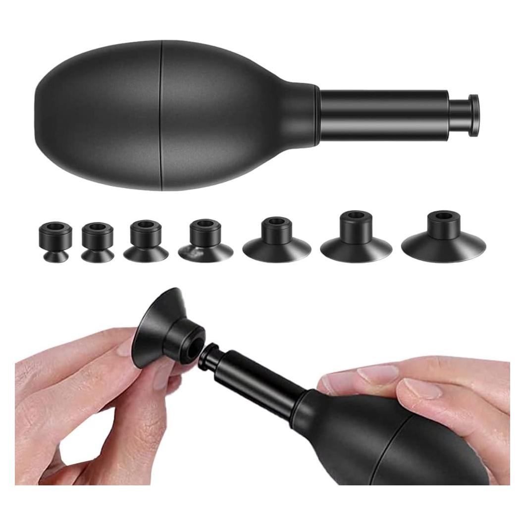 Kit de Succión de Lentes 8-en-1 EastVita con 7 Copas