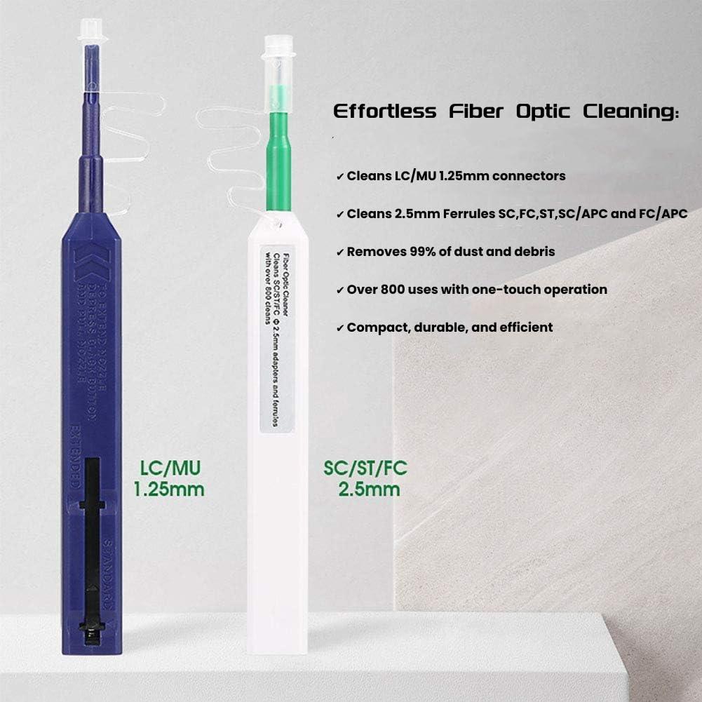 Juego de bolígrafos limpiadores de fibra óptica Zenithra - 800 limpiezas