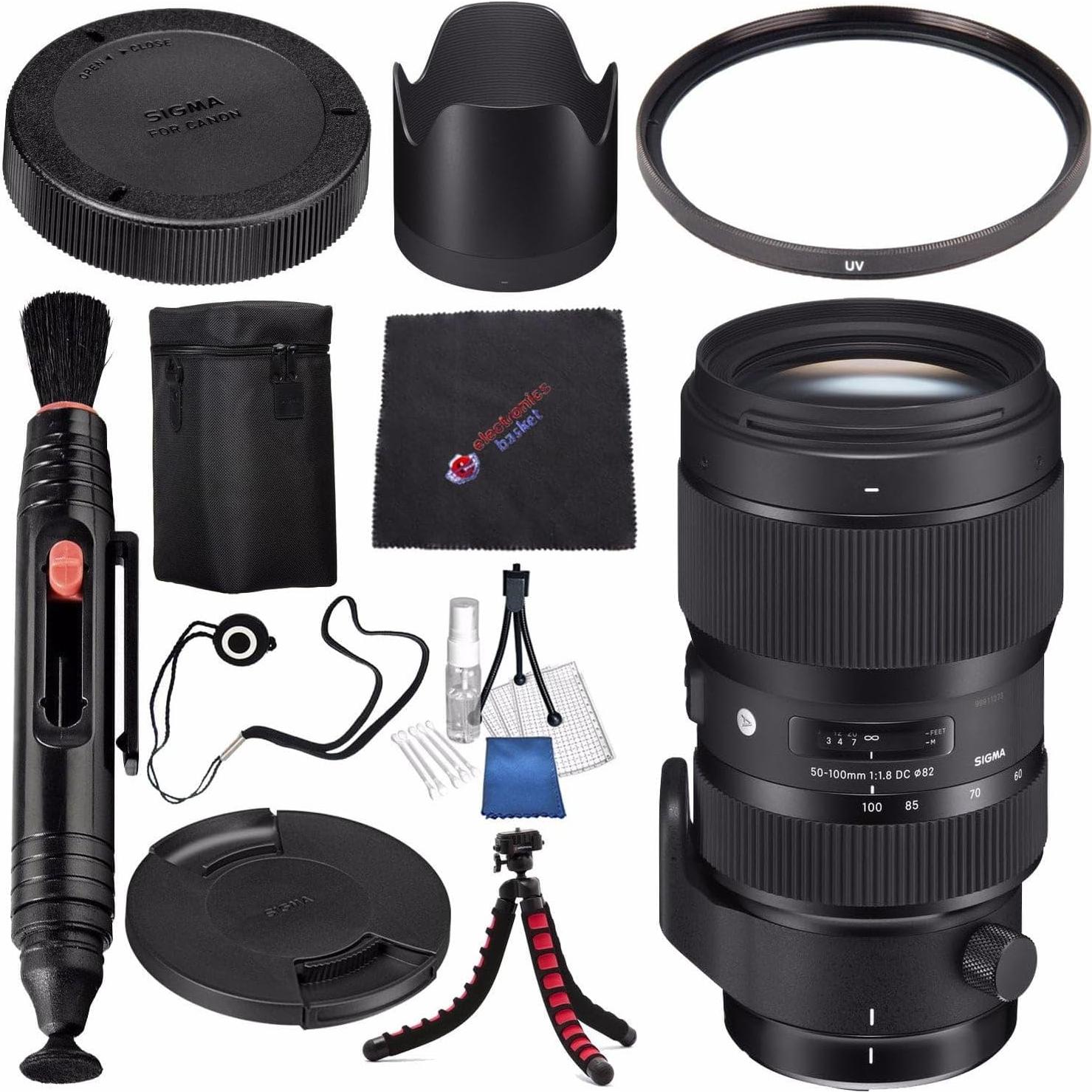 Lente Sigma 50-100mm f/1.8 DC HSM Art para Nikon F + Accesorios