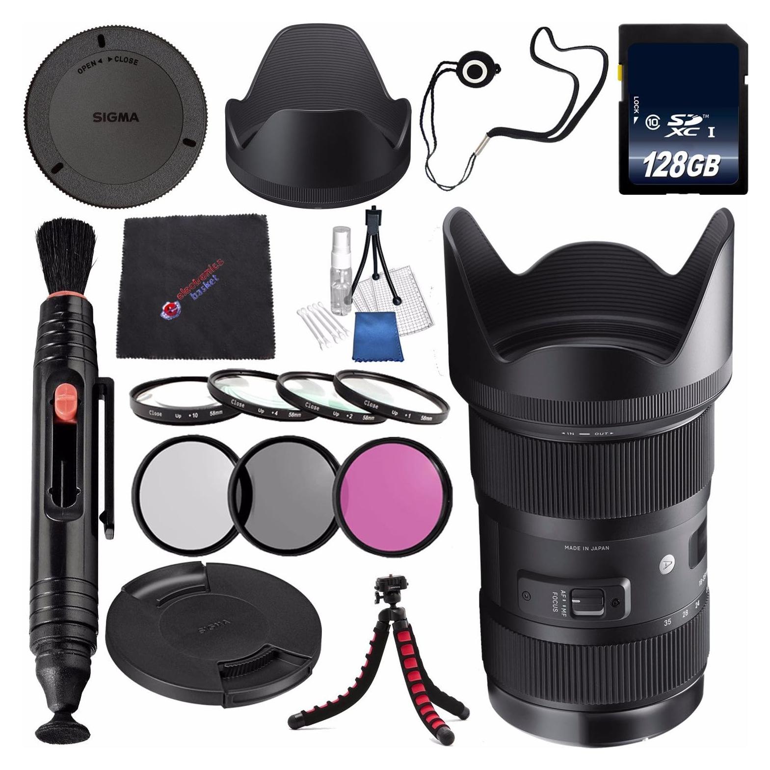 Objetivo Sigma 18-35mm f/1.8 DC HSM Art para Nikon F + Kit Accesorios