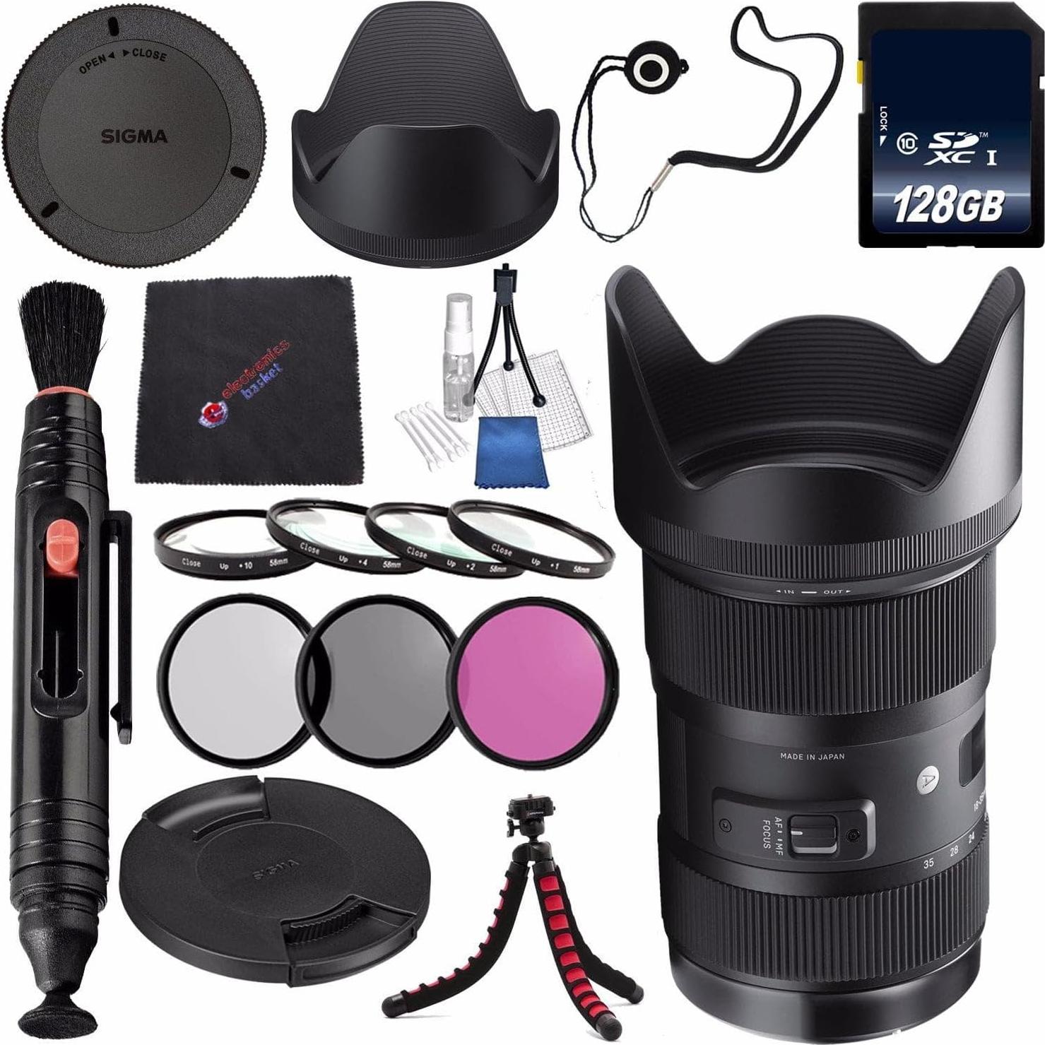Objetivo Sigma 18-35mm f/1.8 DC HSM Art para Nikon F + Kit Accesorios
