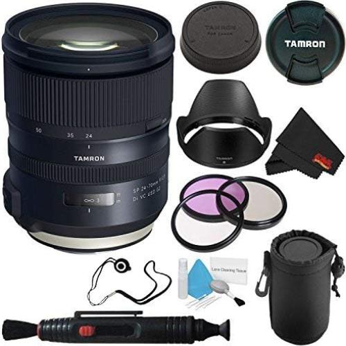 Lente Tamron SP 24-70mm f/2.8 Di VC USD G2 Canon EF + Kit de Filtros