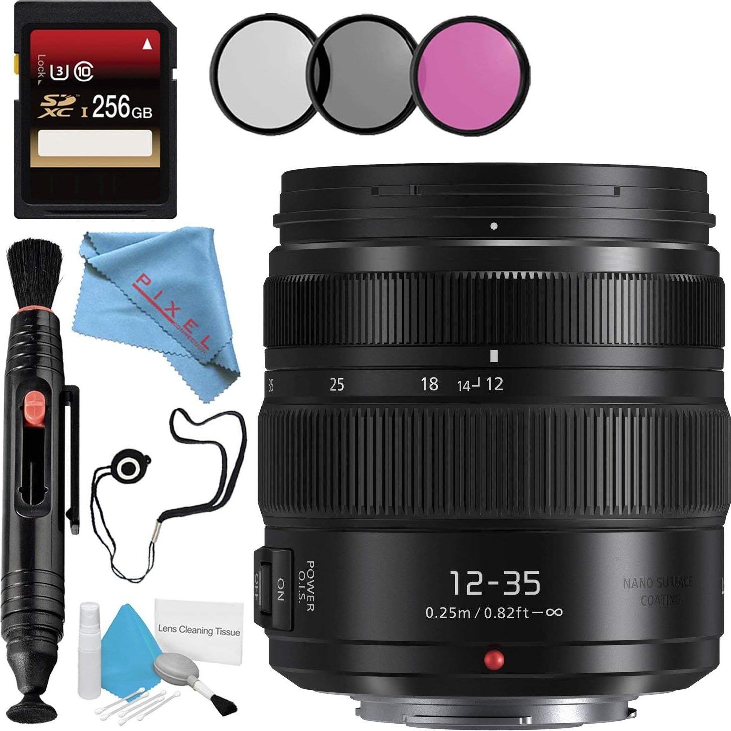 Lente Panasonic Lumix G X Vario 12-35mm f/2.8 II + Kit Accesorios