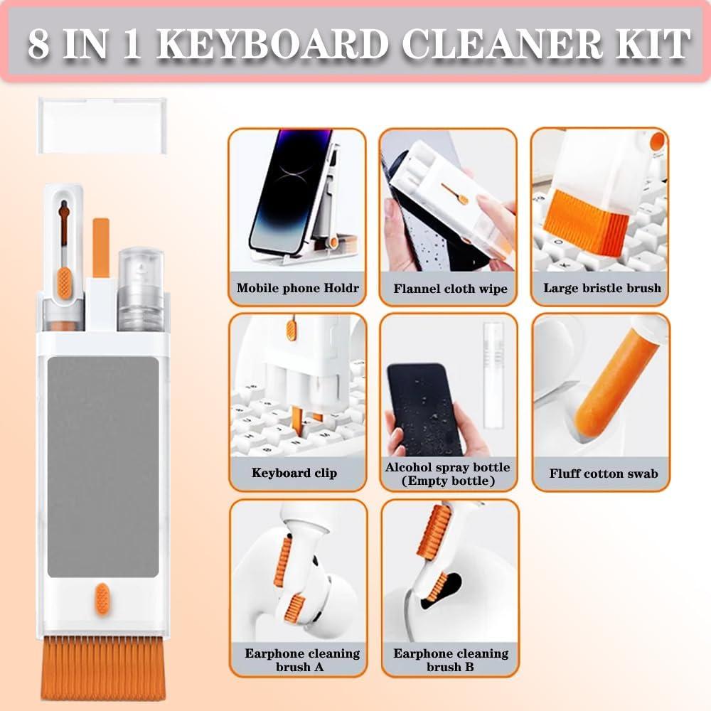Kit de limpieza electrónico 8 en 1 FIGHTART - Teclado, laptop, pantalla