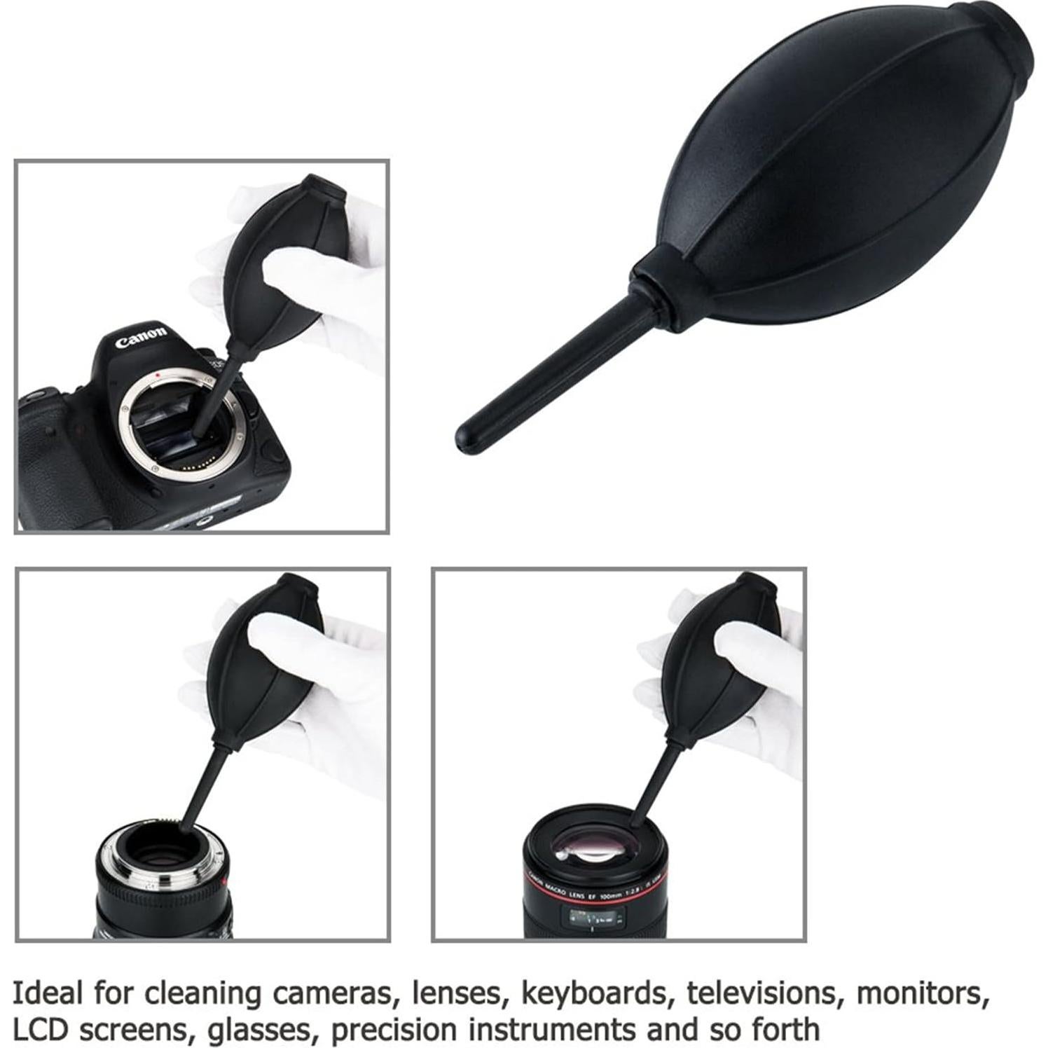 Soplador de Aire JJC CL-B12 para Limpiar Cámaras y Lentes