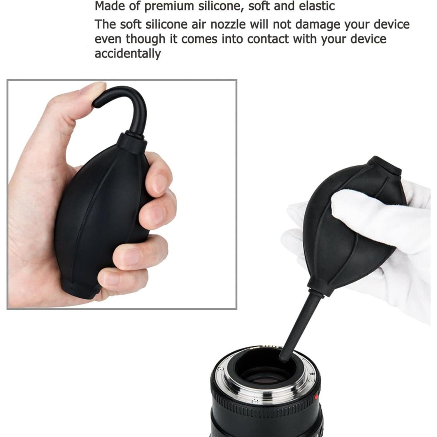 Soplador de Aire JJC CL-B12 para Limpiar Cámaras y Lentes