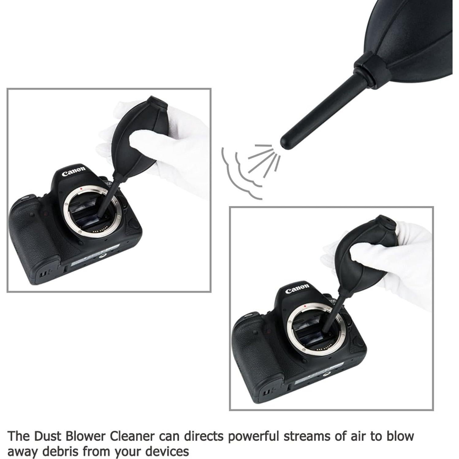 Soplador de Aire JJC CL-B12 para Limpiar Cámaras y Lentes