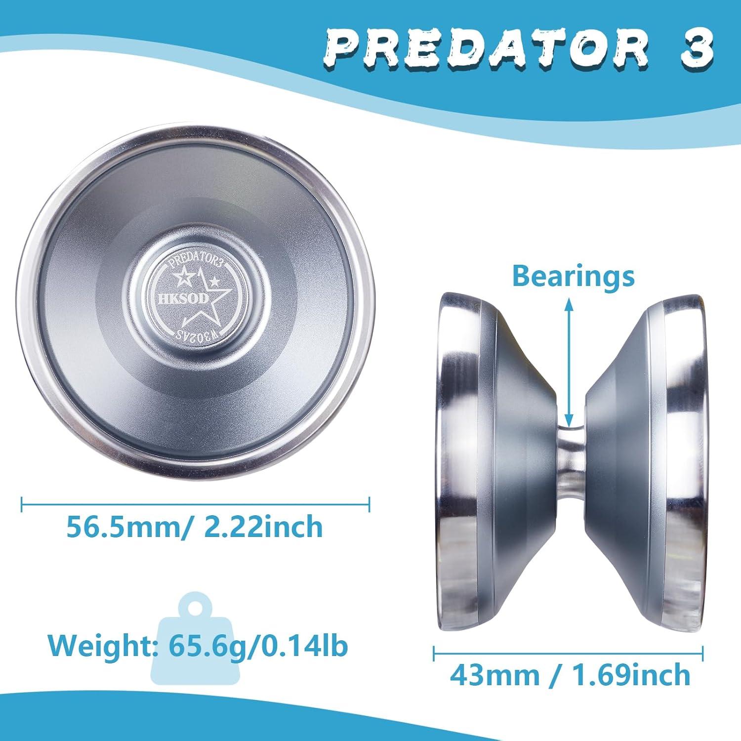 Yoyo Profesional Hksod W302AS Gris para Niños y Adultos