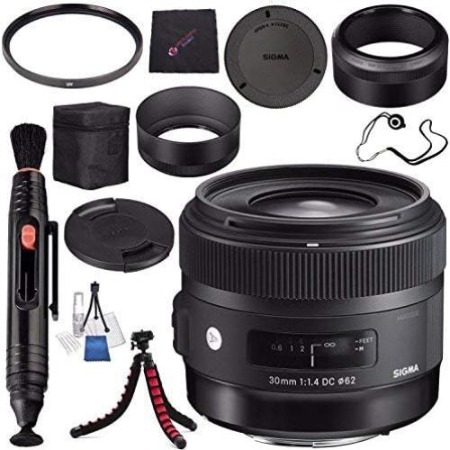 Lente Sigma 30mm f/1.4 DC HSM Art para Canon + Kit de Limpieza