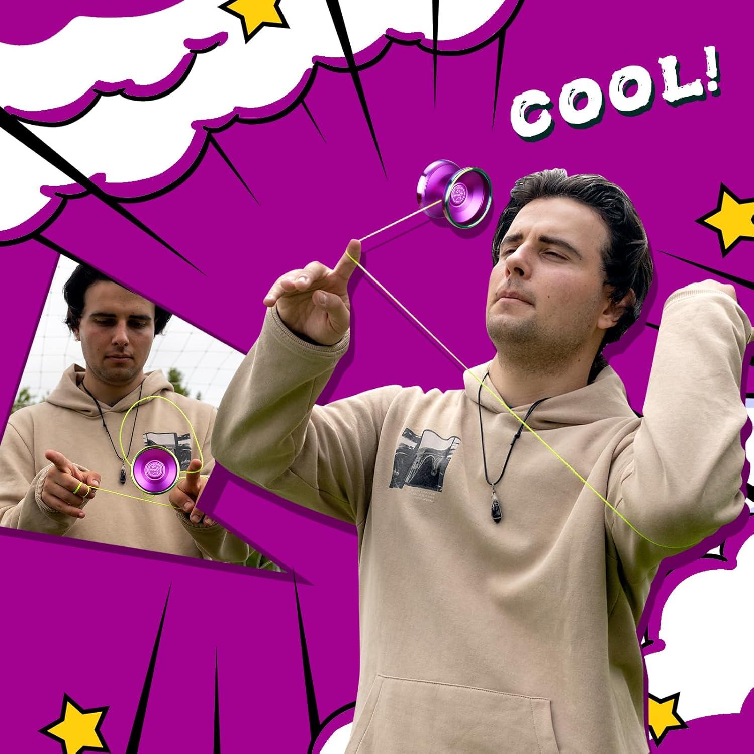 Yoyo Profesional Hksod Predator 3 No Responsivo Púrpura