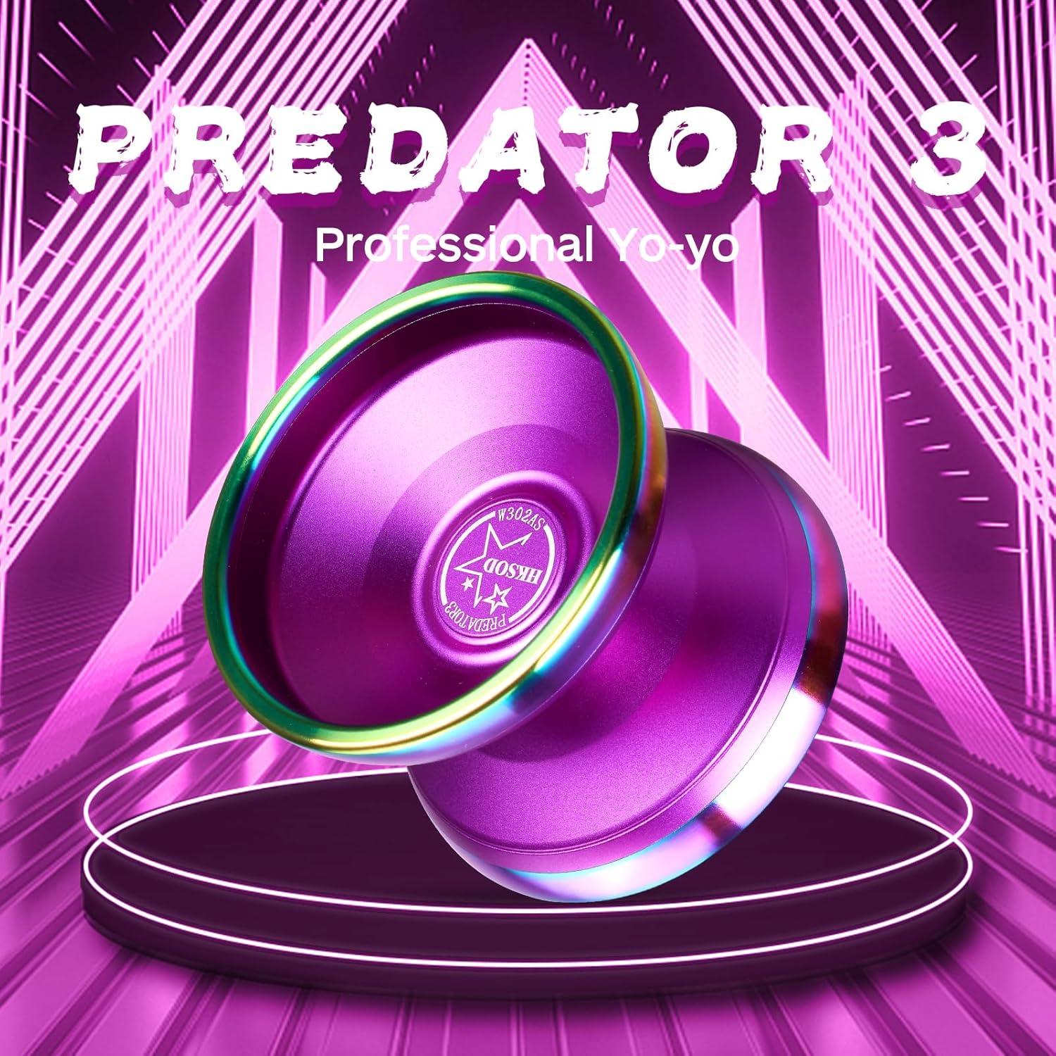 Yoyo Profesional Hksod Predator 3 No Responsivo Púrpura