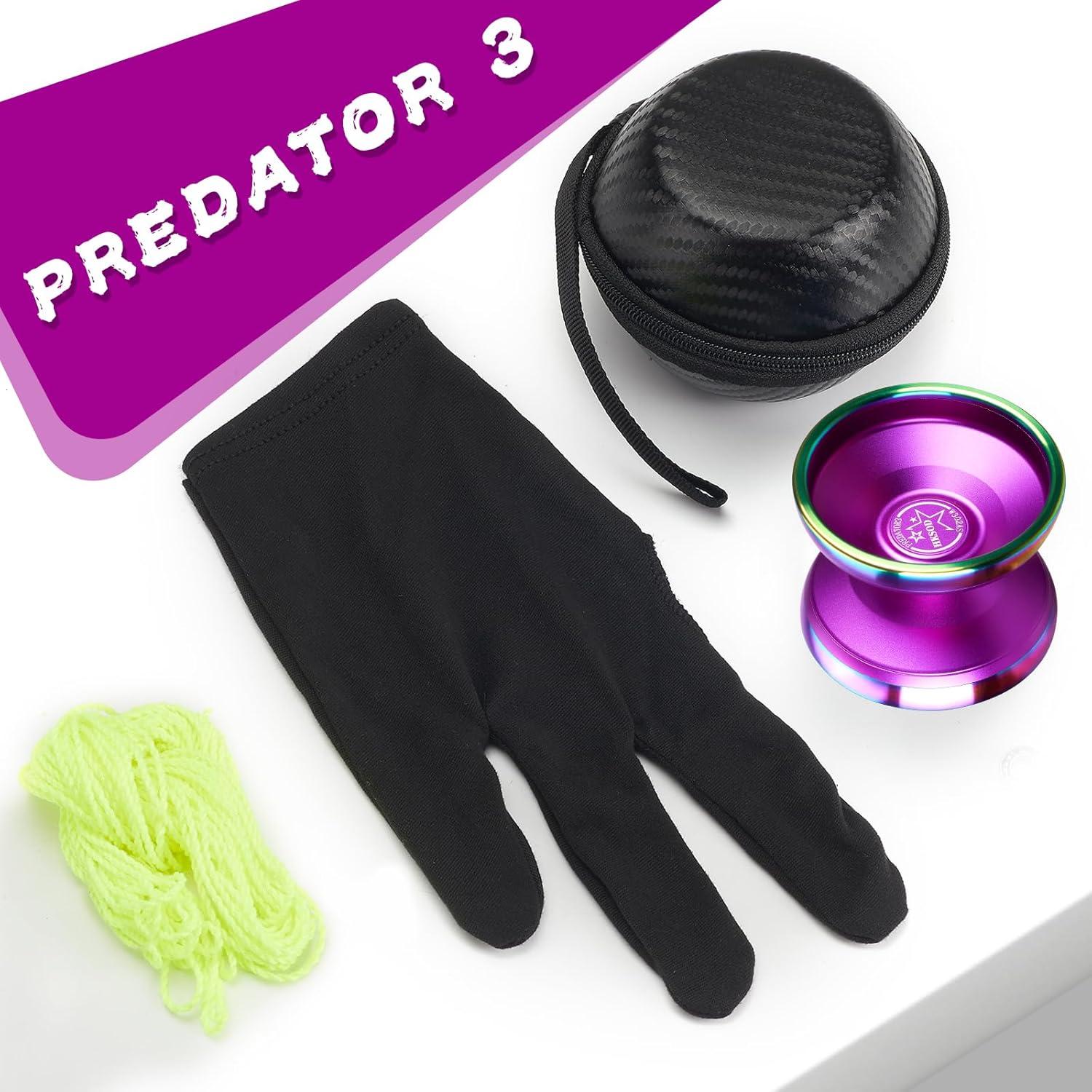 Yoyo Profesional Hksod Predator 3 No Responsivo Púrpura