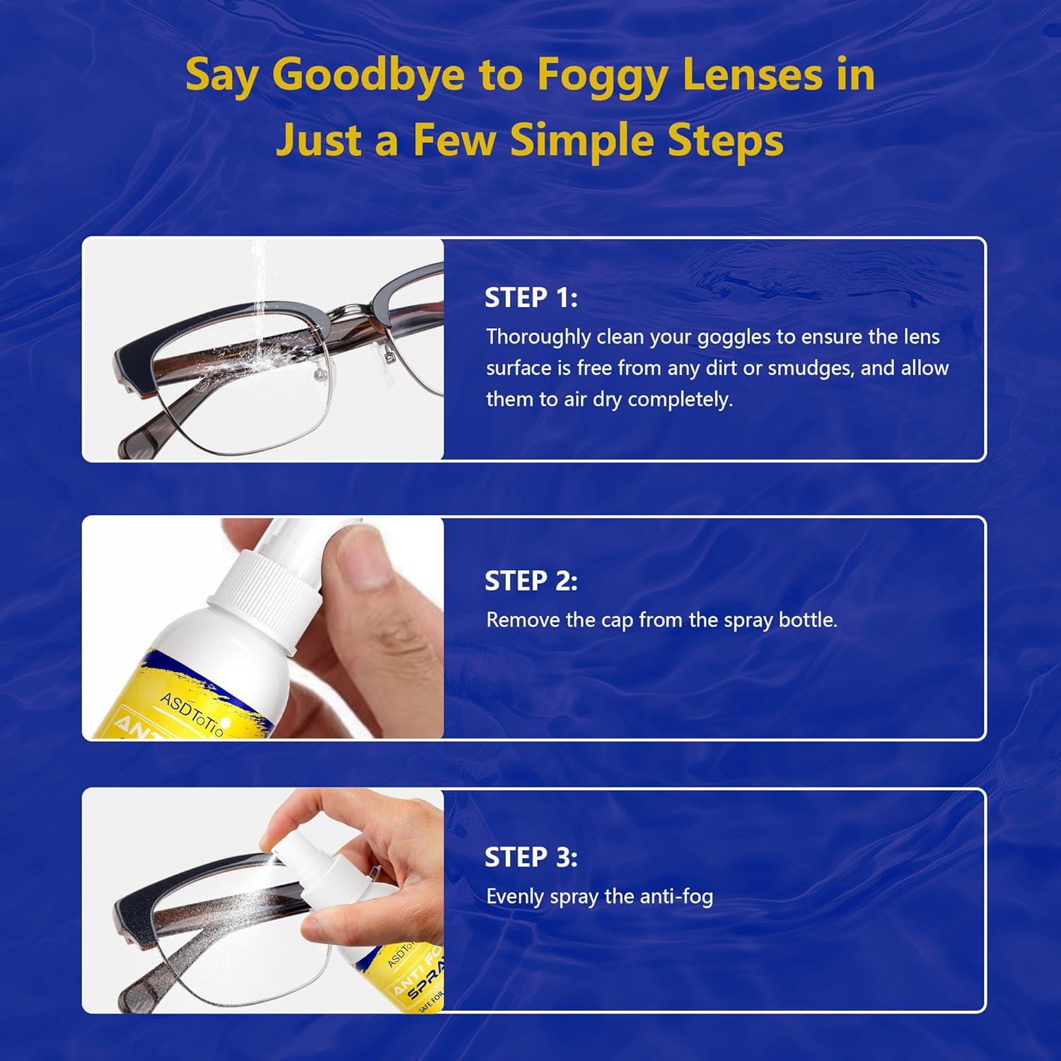 Spray Antivaho Limpiador de Lentes ASDToTio 28.35 ml