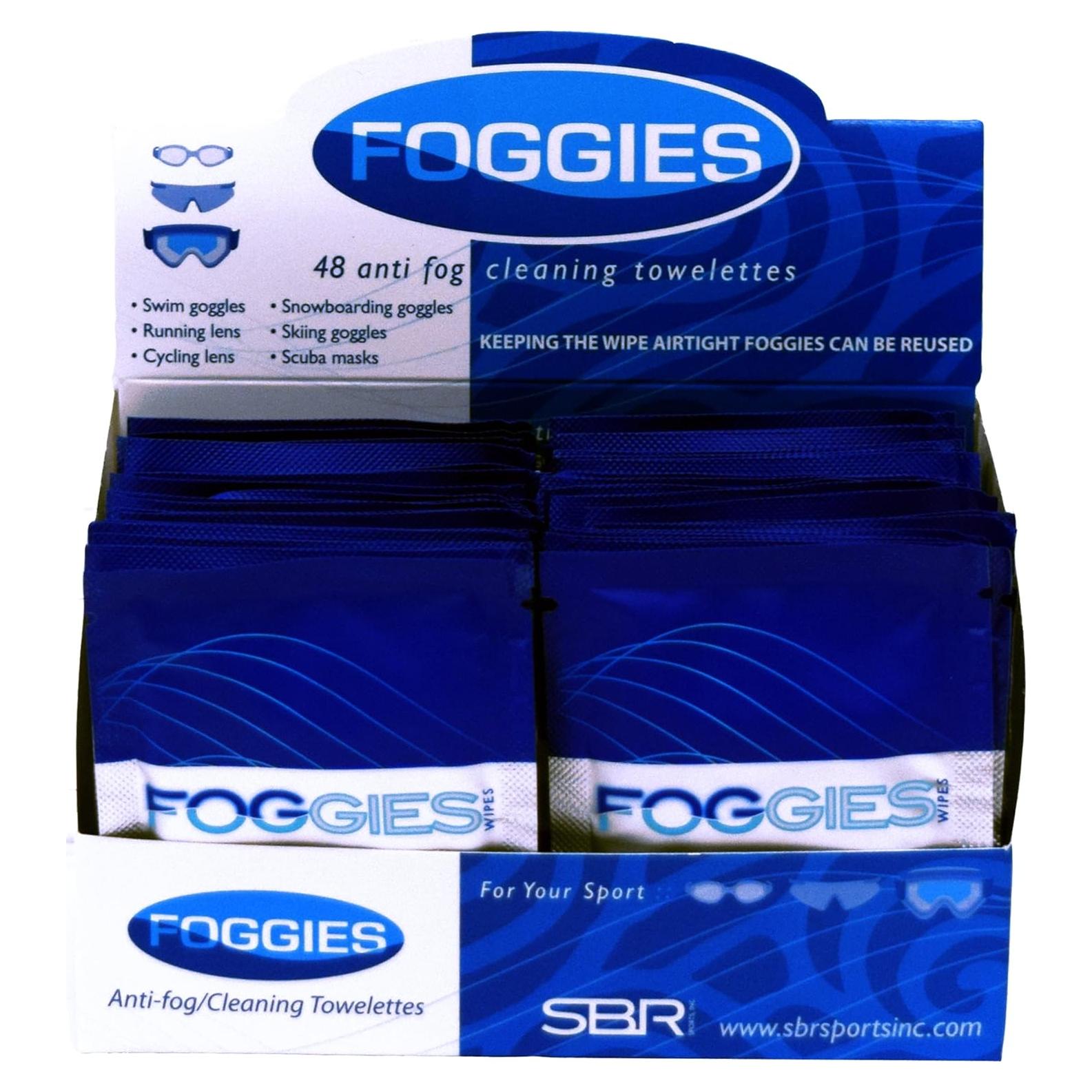 Toallitas Antivaho Foggies 48 Unidades - Limpiador de Lentes 2-en-1