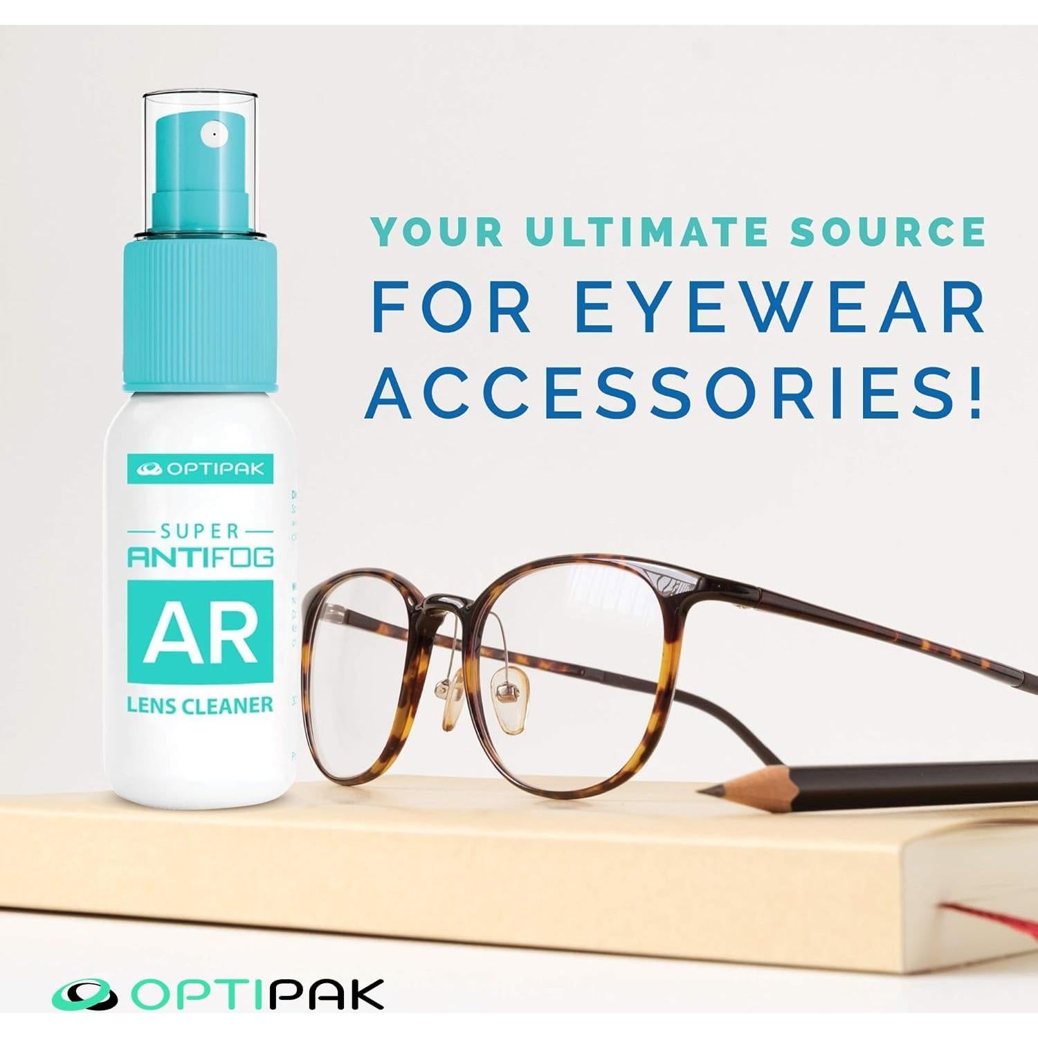 Kit de Limpieza Antivaho OPTIPAK - 2 Spray 30ml + 2 Paños