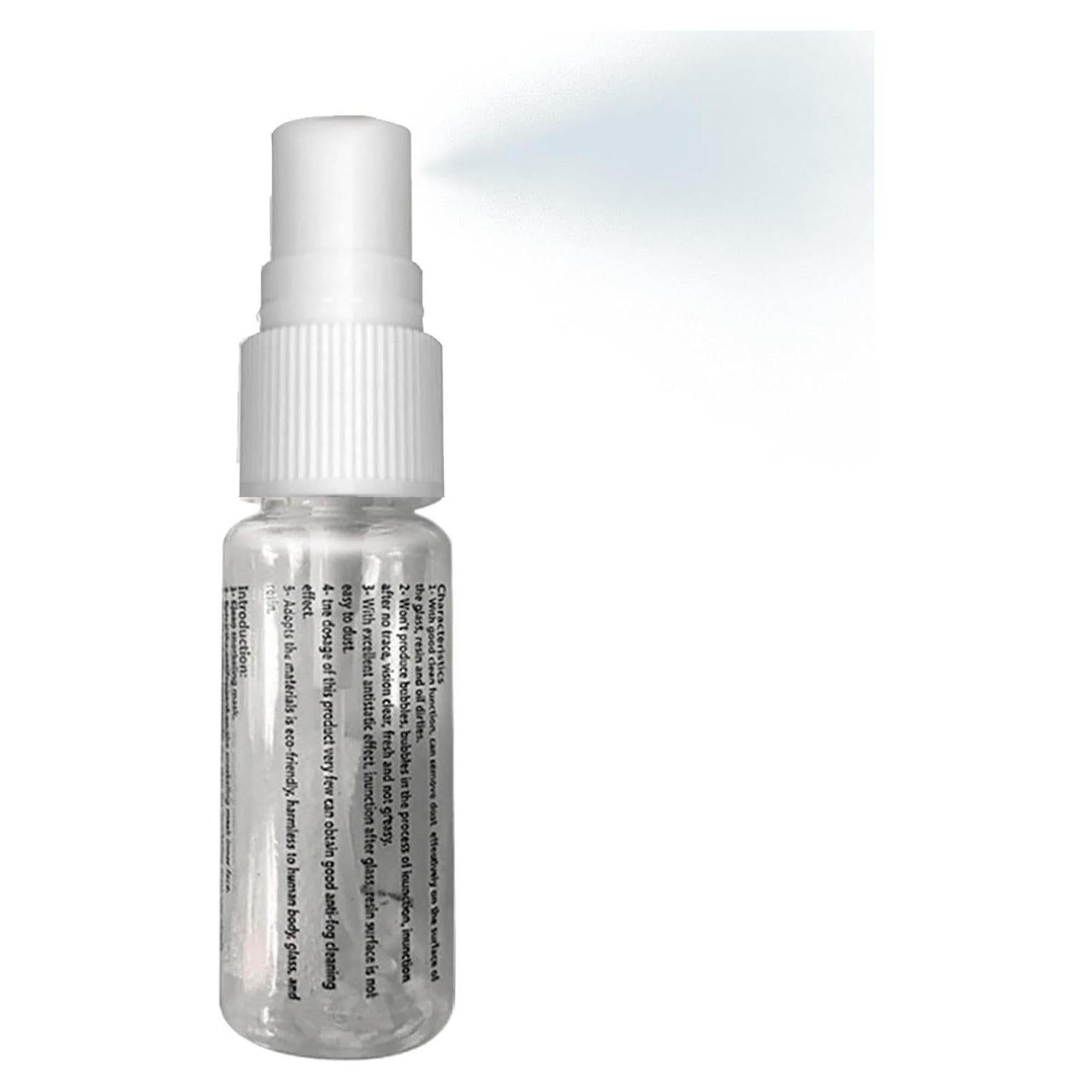 Anti Fog Goggles Spray - Anti-Fog Glasses & Sunglasses Spray, Anti-Fog Eyeglasses Lens Cleaner, Safe Anti-Reflective Defogger, Fog Prevention Eyewear Spray,No Fog Spray for Swim Goggles Clear Vision