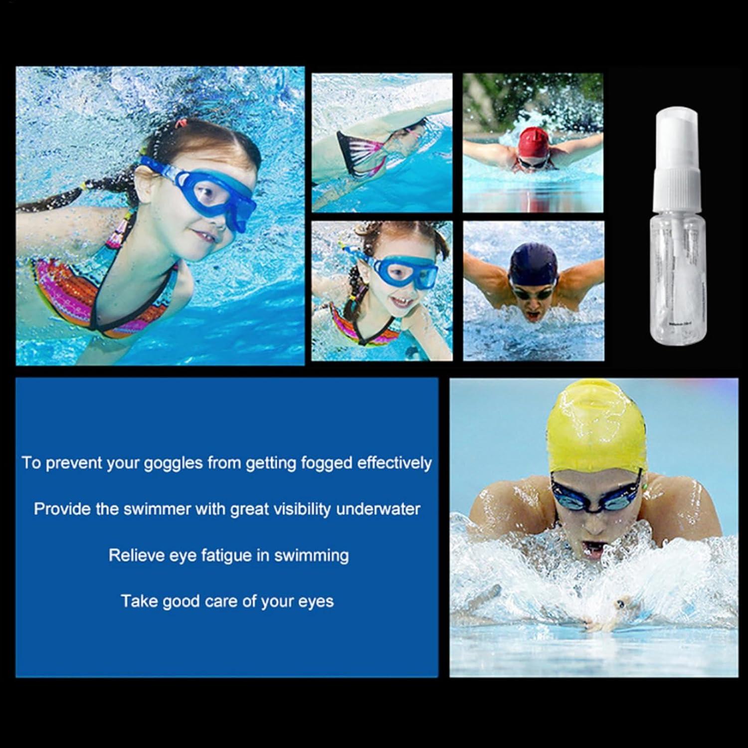 Anti Fog Goggles Spray - Anti-Fog Glasses & Sunglasses Spray, Anti-Fog Eyeglasses Lens Cleaner, Safe Anti-Reflective Defogger, Fog Prevention Eyewear Spray,No Fog Spray for Swim Goggles Clear Vision