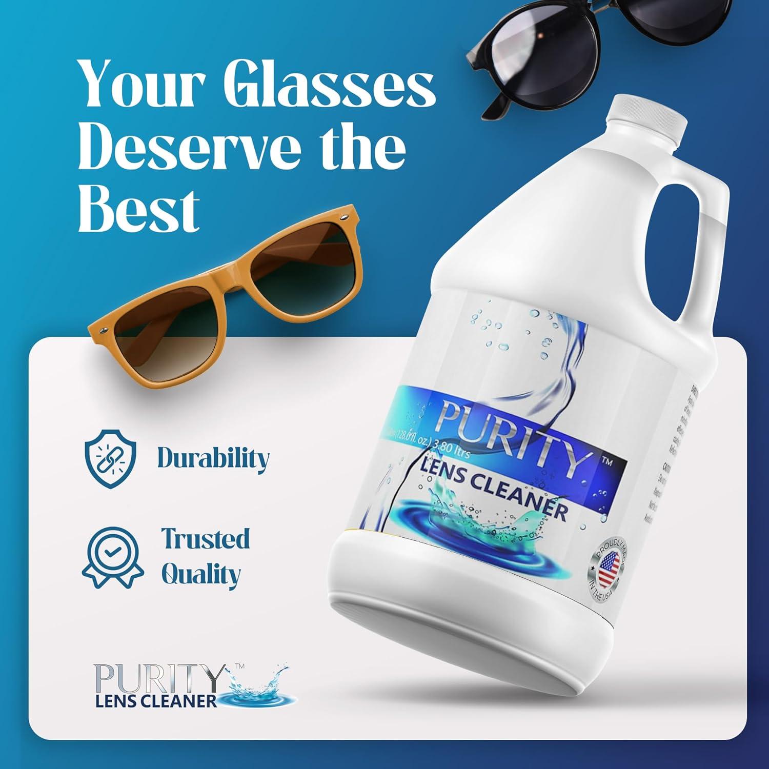 Limpiador de Lentes Purity 3.78 L - Seguro para Todos los Lentes