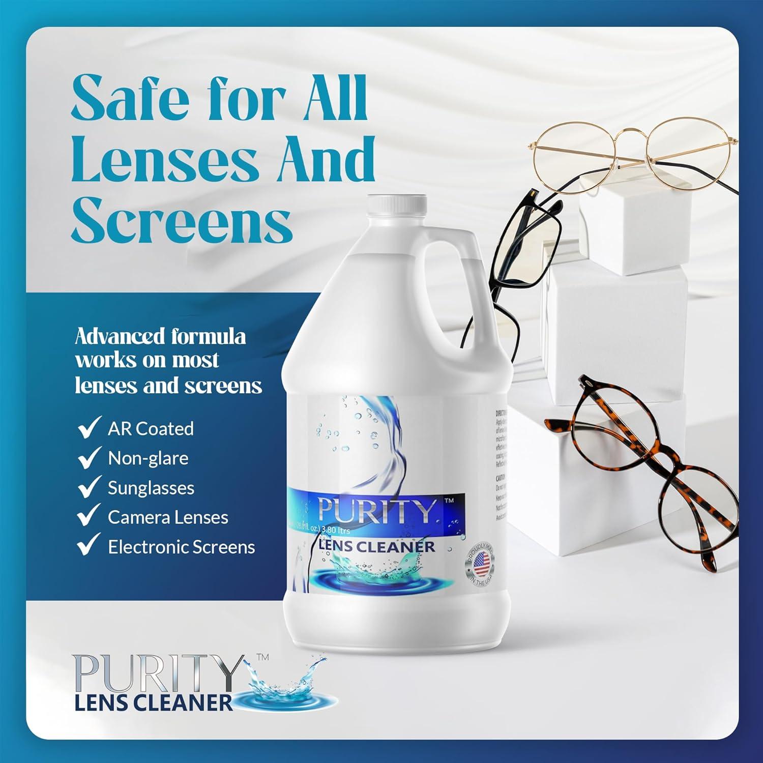 Limpiador de Lentes Purity 3.78 L - Seguro para Todos los Lentes