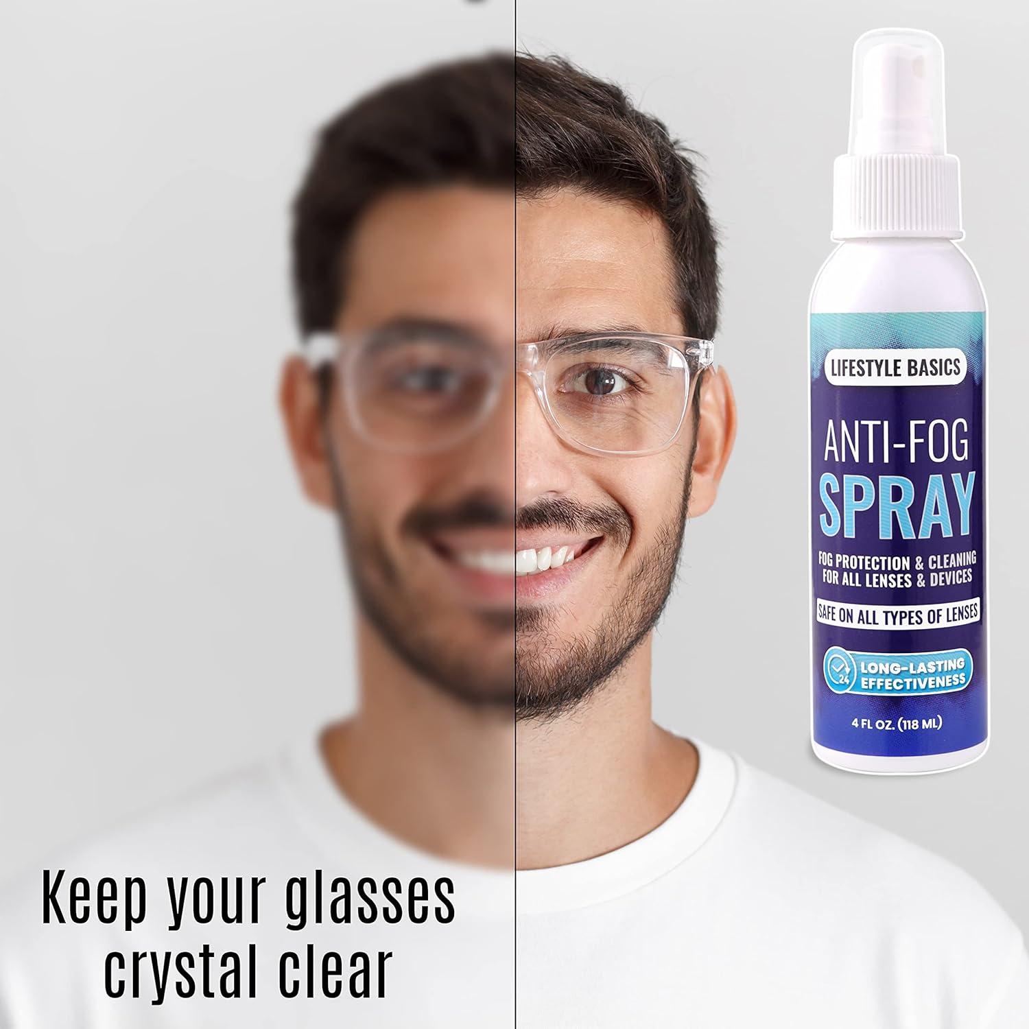 Spray Antivaho Lifestyle Basics para Gafas y Espejos - 3 Paños