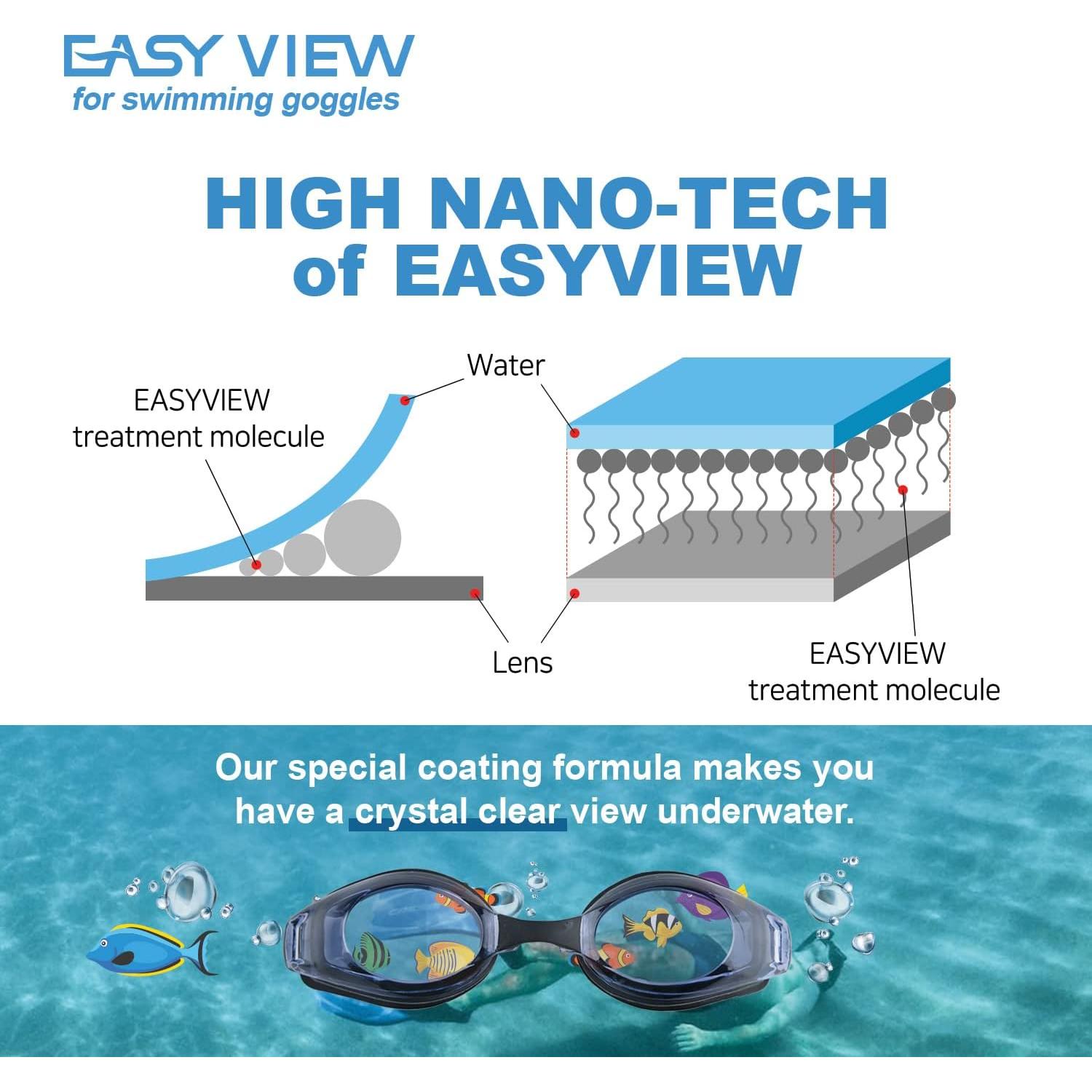 Tratamiento Antivaho JYS&Tech para Gafas de Natación 9.91cm