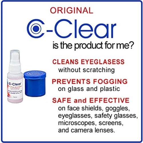 Limpiador de Lentes Anti-Vaho C-Clear 30 ml - Paquete de 5