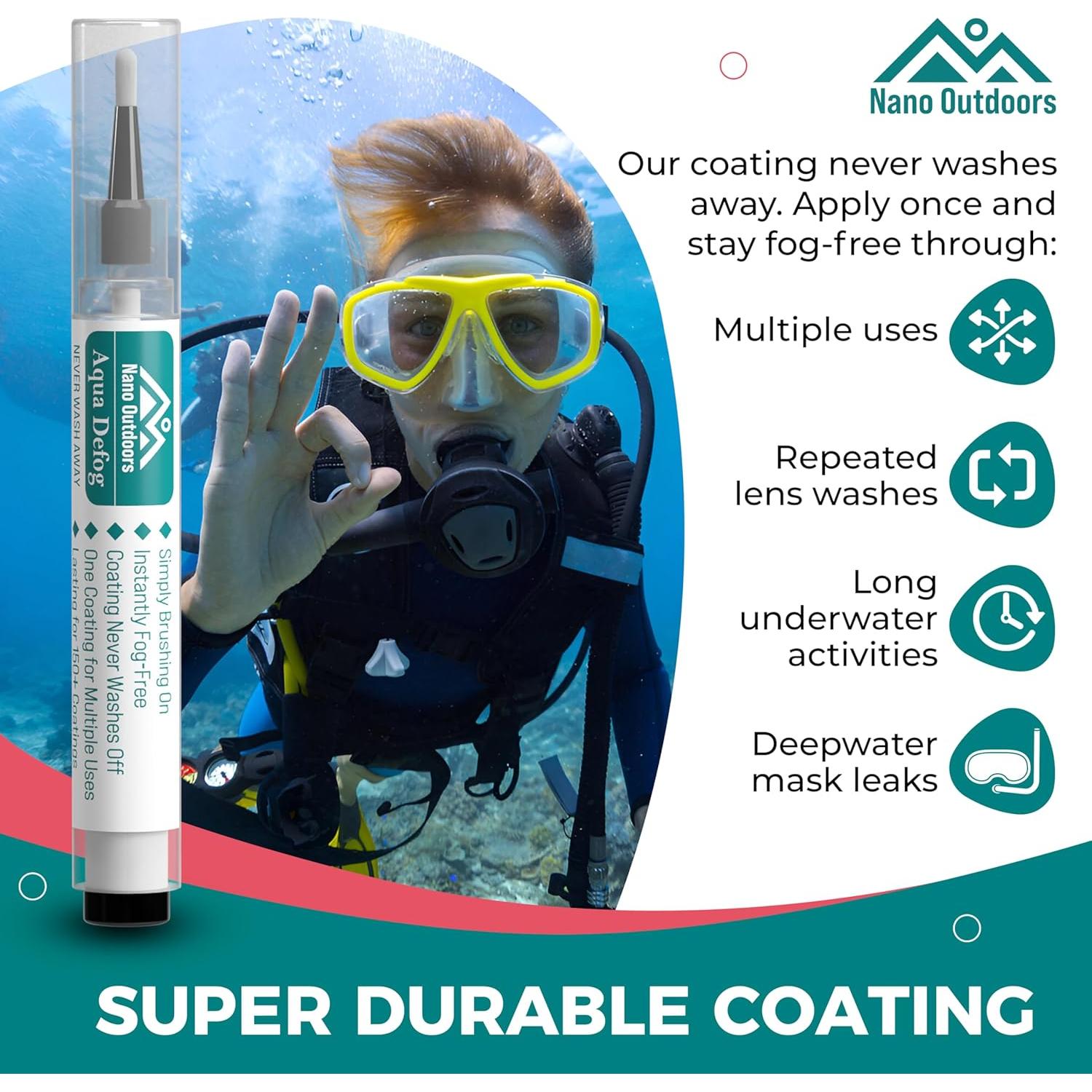 Spray Antivaho Nano Outdoors 6 ml para Gafas y Más