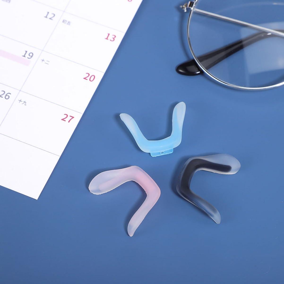 Almohadillas de Nariz para Gafas Silicona FOYTOKI 3 Piezas