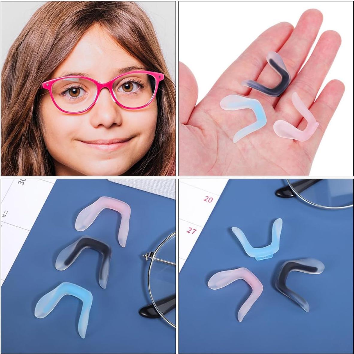 Almohadillas de Nariz para Gafas Silicona FOYTOKI 3 Piezas