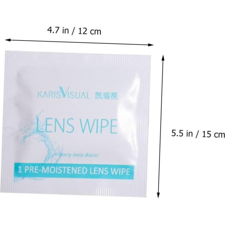 100 Toallitas Desechables de Limpieza para Gafas SEWOART