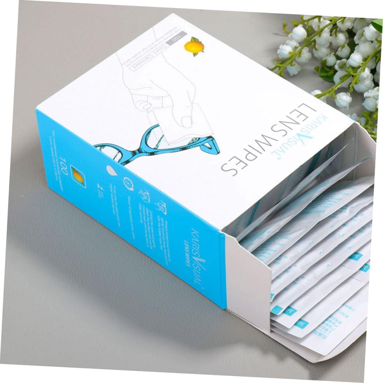 100 Toallitas Desechables de Limpieza para Gafas SEWOART