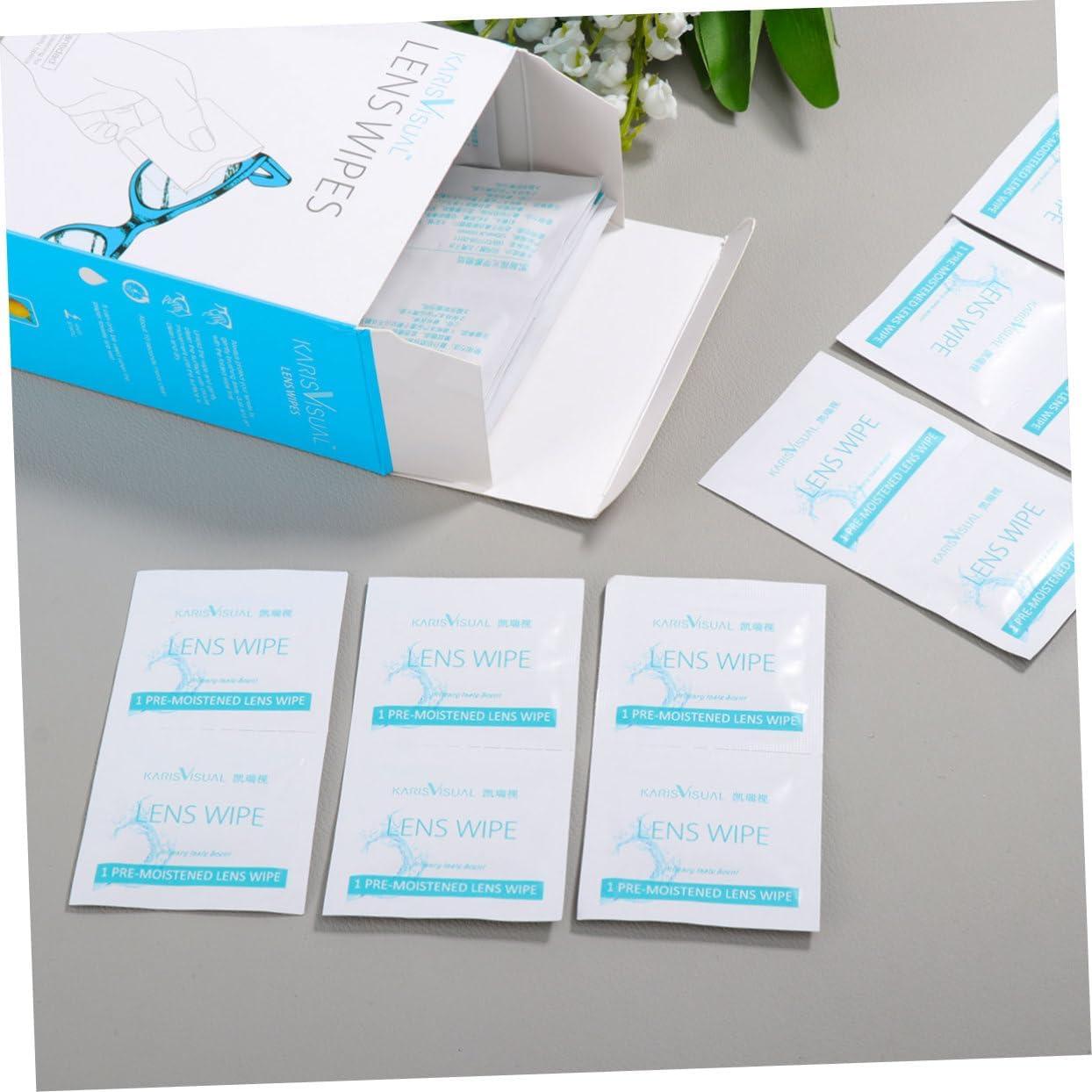 100 Toallitas Desechables de Limpieza para Gafas SEWOART