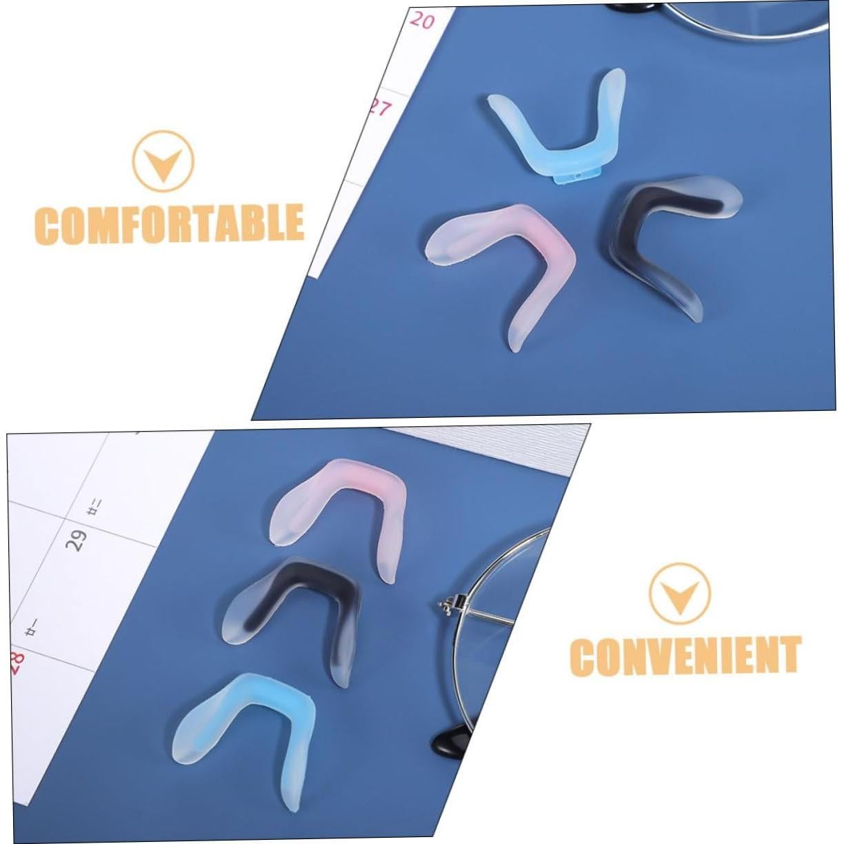 Almohadillas de Nariz de Silicona PLAFOPE para Gafas - 3 Piezas